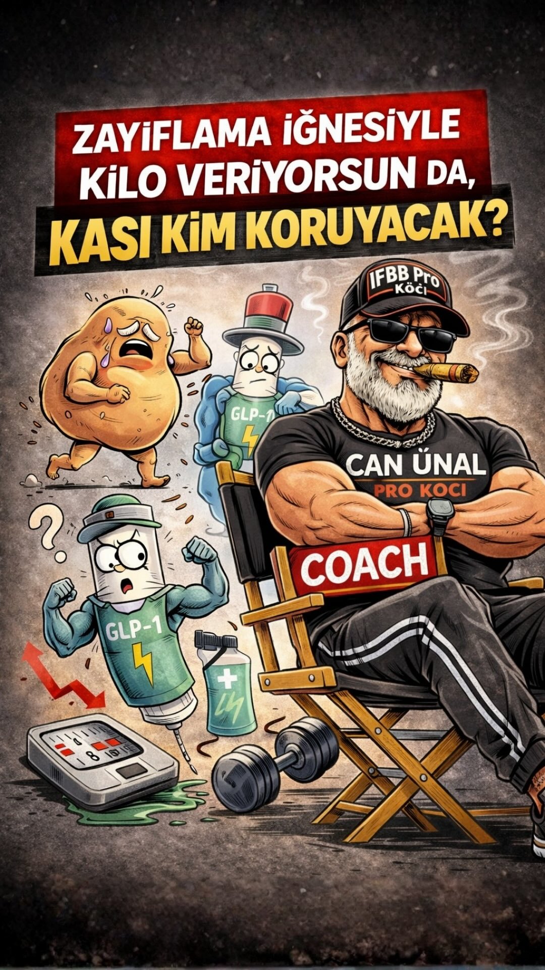 Zayıflamak kolay…
Ama kas kaybetmeden zayıflamak, işte orası profesyonellik ister.
Bugün herkes GLP-1 kullanıyor, iştah kapanıyor, tartı düşüyor…
Ama kimse aynaya bakıp şunu sormuyor:
“Ben gerçekten yağ mı kaybettim, yoksa küçüldüm mü?”
GLP-1 agonistleri iştahı baskılar, mide boşalmasını yavaşlatır ve kalori alımını düşürür.
Ama sistem burada bitmez.
Çünkü:
İştah düşerse → protein düşer
Protein düşerse → kas kaybı başlar
Kas kaybı başlarsa → metabolizma düşer
Bilimsel veriler bize şunu gösteriyor:
Verilen kilonun ciddi bir kısmı lean mass (kas kütlesi) olabilir.
Yani mesele sadece kilo vermek değil…
doğru doku kaybetmek.
Ben IFBB PRO COACH CAN ÜNAL
Türkiye’deki tek lisanslı IFBB Pro Koç olarak şunu net söylüyorum:
Eğer sistemi kurmazsan…
sen yağ yakmazsın, küçülürsün.
Doğru yaklaşım:
– Yeterli protein
– Direnç antrenmanı
– Su & elektrolit dengesi
– Planlı ilerleyiş
Herkes zayıflar…
ama herkes fizik yapamaz.
📚 BİLİMSEL DESTEK (Umbrella Review / Sistematik Derleme Bazlı)
– GLP-1 agonistleri üzerine yapılan sistematik derlemeler, kilo kaybının bir kısmının fat-free mass olduğunu göstermektedir
– Meta-analizler, düşük protein alımının kas kaybını hızlandırdığını ortaya koymaktadır
– Direnç antrenmanı + yüksek protein kombinasyonu, kas kaybını minimize eden en güçlü yaklaşımdır
– Enerji kısıtlamasında kas korunumu için pozitif/dengeye yakın azot dengesi kritik rol oynar
📞 İLETİŞİM
Online Koçluk & Yarışma Hazırlık:
🌐 www.ifbbprocoach.com
📩 canunal@ifbbprocoach.com
📷 Instagram: @vucut.hocasi
📺 YouTube: vucut_hocasi
🧬 peptit : @magichanstore
#glp1 #yagkaybi #kaskaybi #ifbbprocoach #vucuthocasi