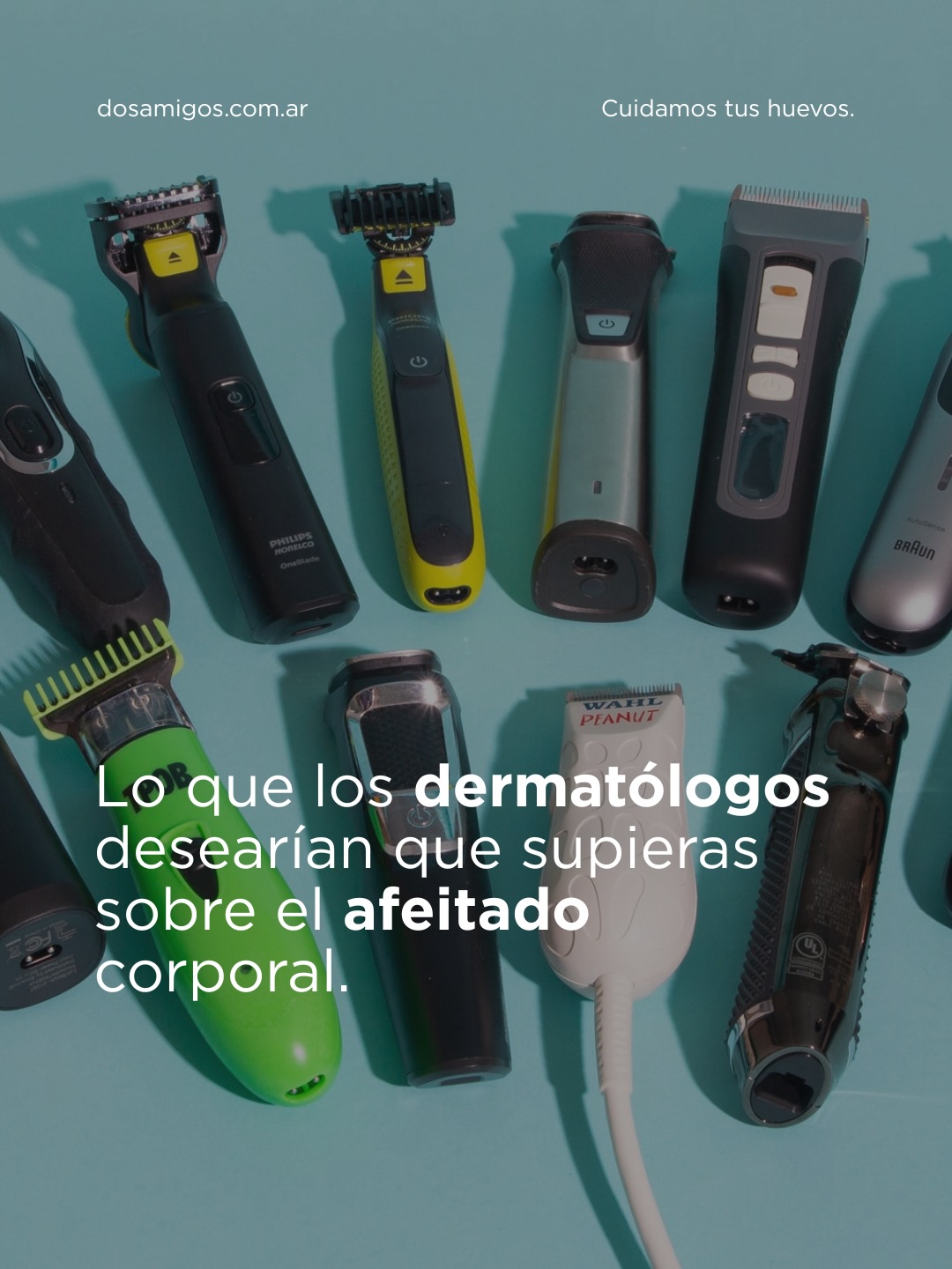 Cuando decimos que nuestros productos están dermatológicamente testeados, nos referimos a esta información 😎
Cuidar tu piel es cuidar tu salud, y elegir ese camino es inevitablemente elegir Dos Amigos.