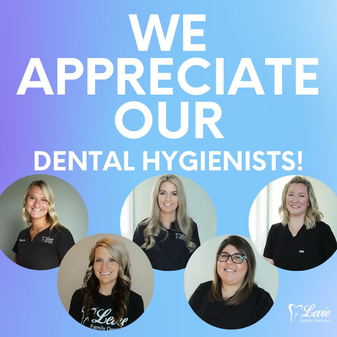 Happy Dental Hygiene Appreciation Week to our dream team 🦷✨
Stephanie (our office manager), Erin, Kailey, MaCayla, and Brittany — the ones who keep your smiles healthy, bright, and feeling their best every single day. We truly couldn’t do it without you! 💛