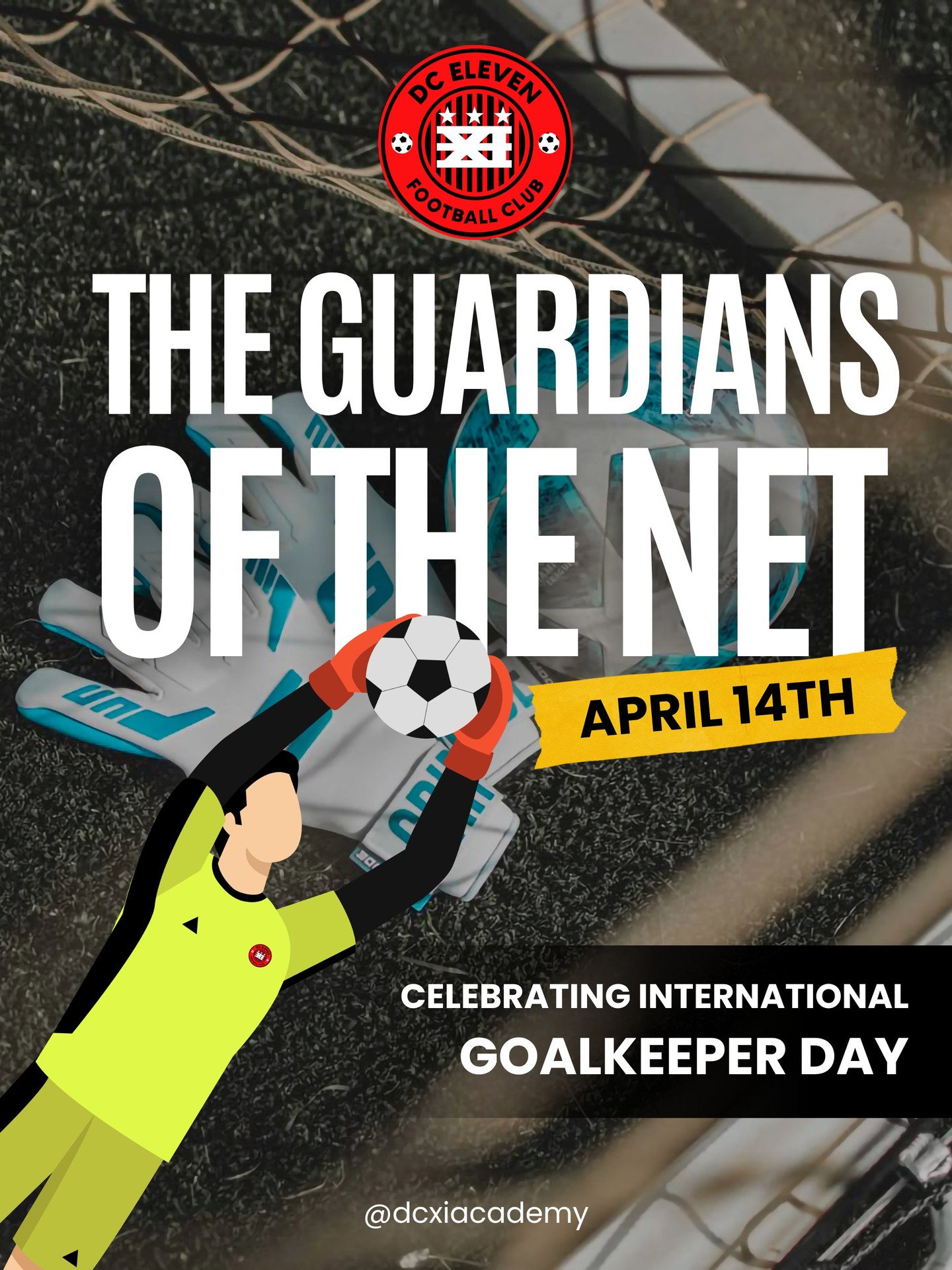 The last line of defense. The first line of attack. 🧤⚽️
ㅤ
Happy International Goalkeeper Day to all the DC XI keepers! Being a goalkeeper isn't just a position; it’s a mindset. It requires leadership, nerves of steel, and the hunger to keep a clean sheet at all costs.
ㅤ
We are incredibly proud of the progress our keepers are making this Spring season. Their dedication to the "GK Union" is what makes our academy teams so strong. 🏛️💪
ㅤ
Which save was your favorite this season? Let us know!
ㅤ
#Goalkeepers #DCXIAcademy #ShortStoppers #GoalieLife #SoccerGrit