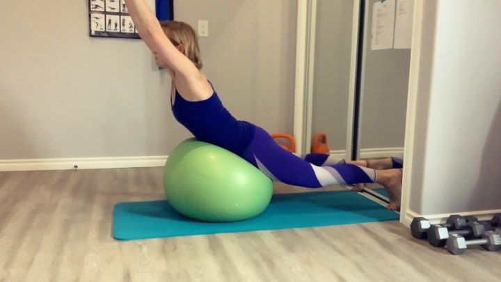 Although I post Reformer Pilates videos more often, I still love the Mat Pilates exercises. They still form the Fundamental movements that has drawn me to the workout. Adding the big Stability ball add some extra focus.
