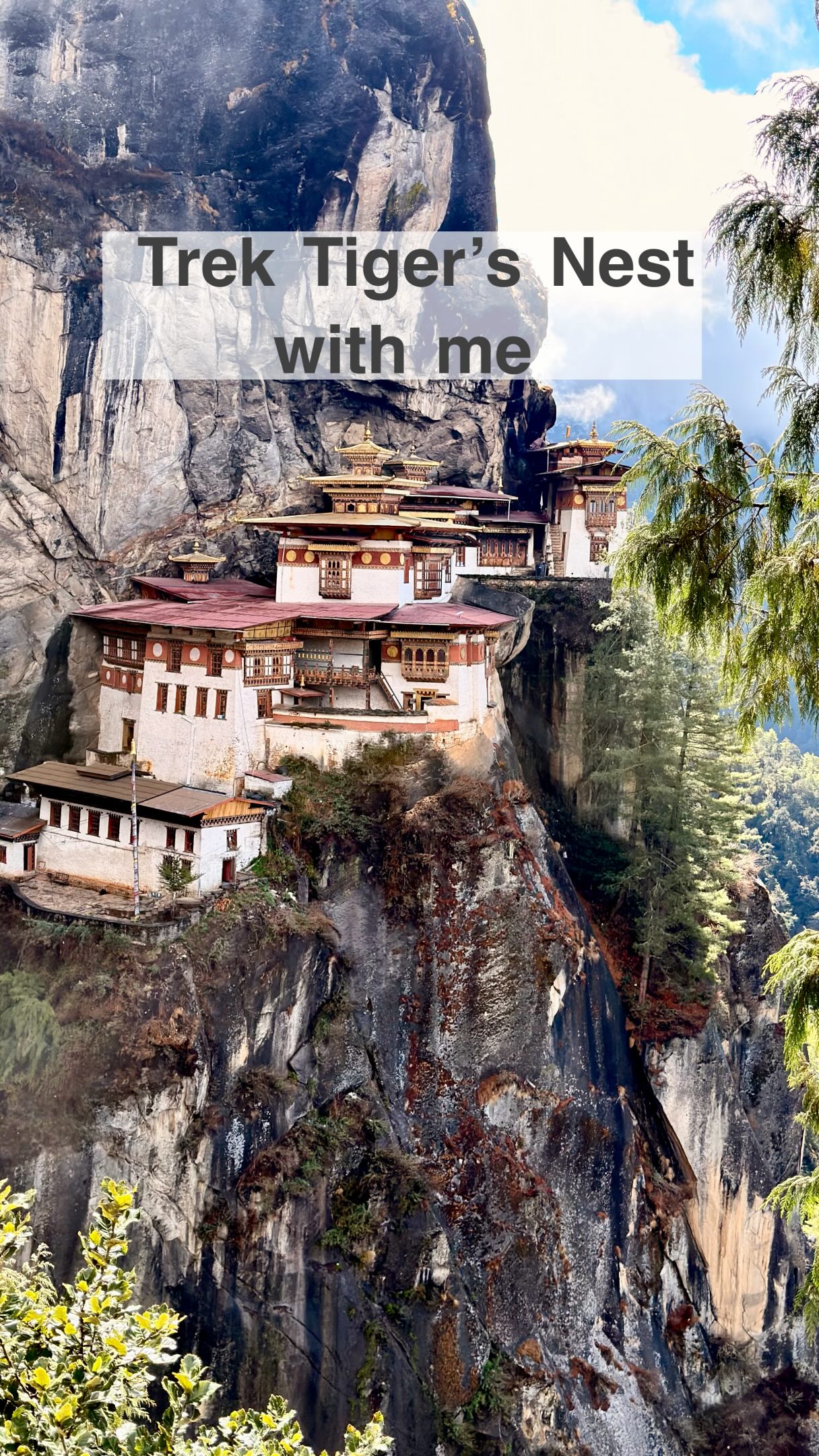 Come trek Tiger’s Nest with me.
The climb up to Paro Taktsang is no joke… it’s long, it’s steep, and you feel it. But every time you think you need a break, the views just open up and somehow make it all feel easier.
We stopped a lot, not just to catch our breath, but because it was too beautiful to rush through. And that’s honestly the best way to do this hike.
We’re repeating our Bhutan retreat this November. If this is on your list, make sure you’re subscribed to the newsletter so you don’t miss the details.
Only 12 spots.
#bhutanyogaretreat #mindfultravel #bhutantravel #rescaperetreats