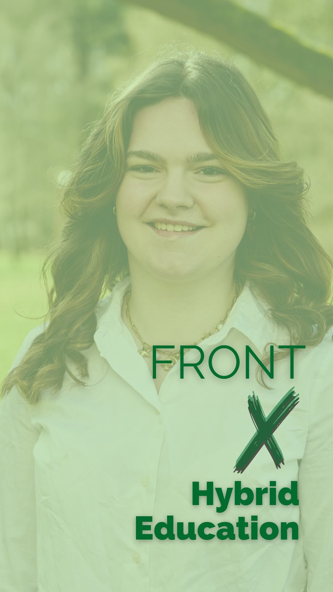 𝐅𝐫𝐨𝐧𝐭 𝐗 𝐇𝐲𝐛𝐫𝐢𝐝 𝐄𝐝𝐮𝐜𝐚𝐭𝐢𝐨𝐧 👨💻
Anna will show you more about the possibilities of hybrid education by offering knowledge clips and putting recordings of lectures online!