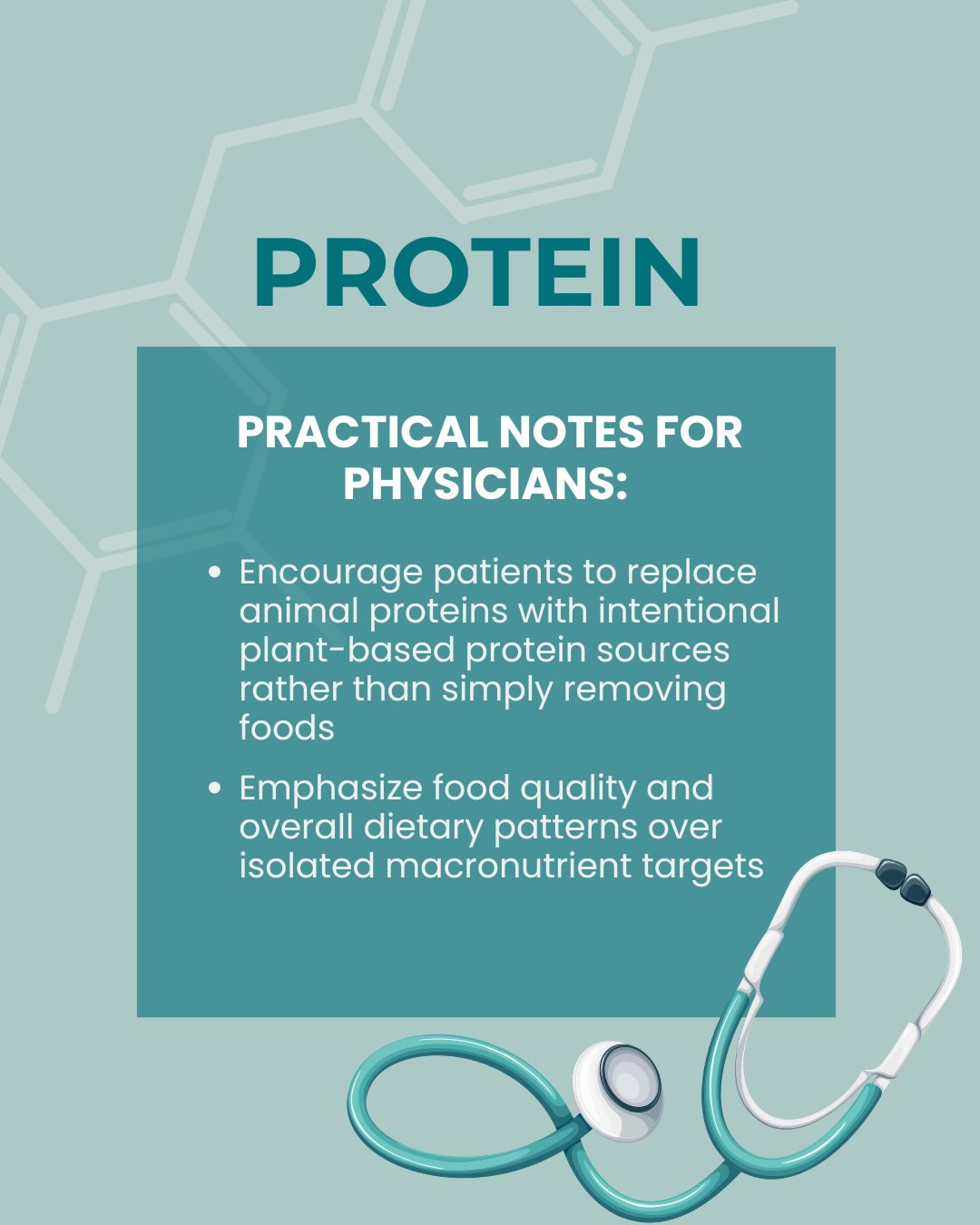 In our recent episode of the Plant-Powered Physicians Podcast, “Protein Myths, Debunked,” Eden and Tracy break down some of the most common protein myths surrounding plant-based diets.
They explore what the research actually shows, why protein deficiency is rare (even among people eating fully plant-based) and share practical insights from their experience guiding patients through protein questions! 🎧