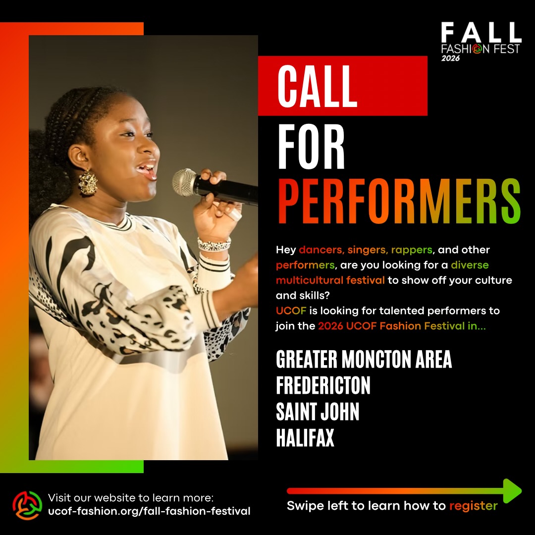 🎤 Calling All Performers!
The UCOF Fall Fashion Show is more than a runway—it’s a celebration of culture, creativity, and artistic expression. We’re looking for talented singers, dancers, spoken word artists, musicians, and performers of all kinds to bring the stage to life!
🔗Ready to showcase your talent in front of a vibrant and diverse audience? Head to our website to learn more and sign up. (link in bio).
Know any performers in Atlantic Canada who should join this celebration of culture and creativity? Tag them below!
#ucof2026 #explore #performercall #ucoffallfestival2026 #ucofcanada