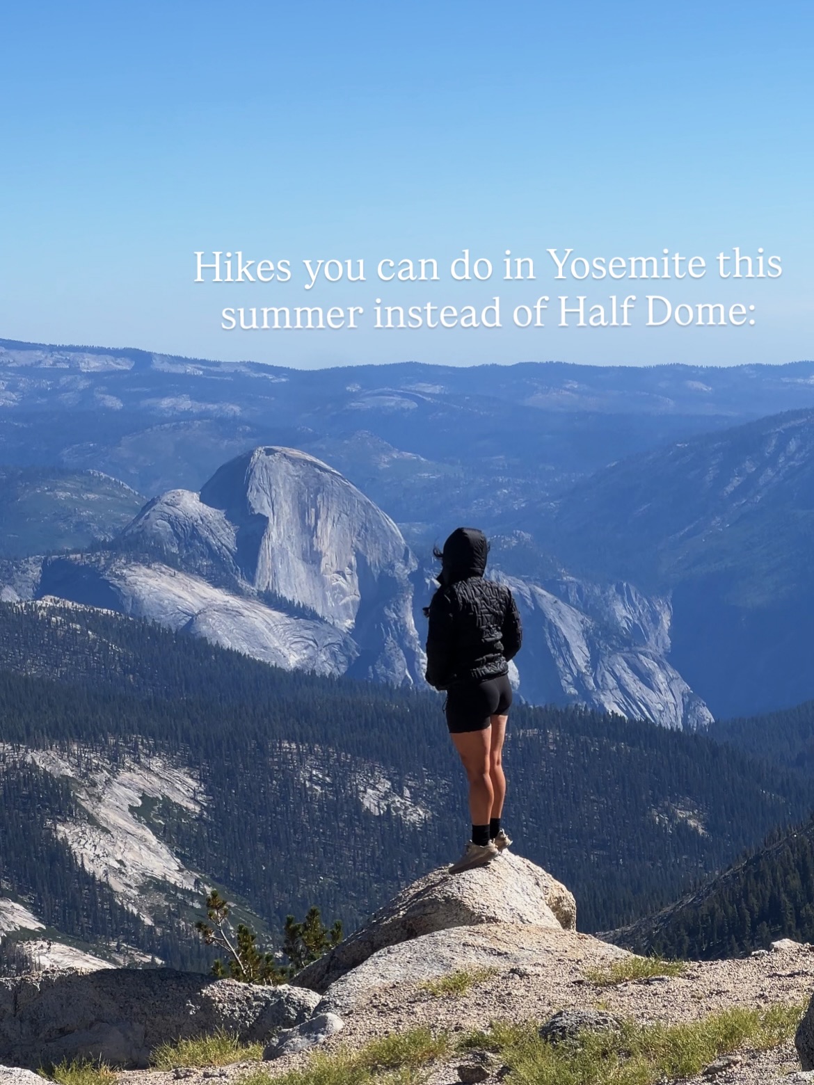 Didn't get a half dome permit this year? Join the club! 🤷♀️ The good news is Yosemite has dozens of other beautiful trails that are just as good, if not better than half dome and the spooky cables👀
I'll be sharing some of my favorite day hikes in the park over the next couple weeks. First up,
📍Mount Hoffman 10,855ft
Distance: 5.5 miles
Gain: 1,899 ft elevation
At 10,855 ft, and in the very middle of the park, the summit has an incredible view of some Yosemites iconic peaks, and a look into the high sierra. A little bit of scrambling is required, but nothing some good footwear and a semi experienced hiker can't handle.
Remember to recreate responsibly + leave no trace🫶🏼
#yosemite #hiking #mountains #halfdome #summer