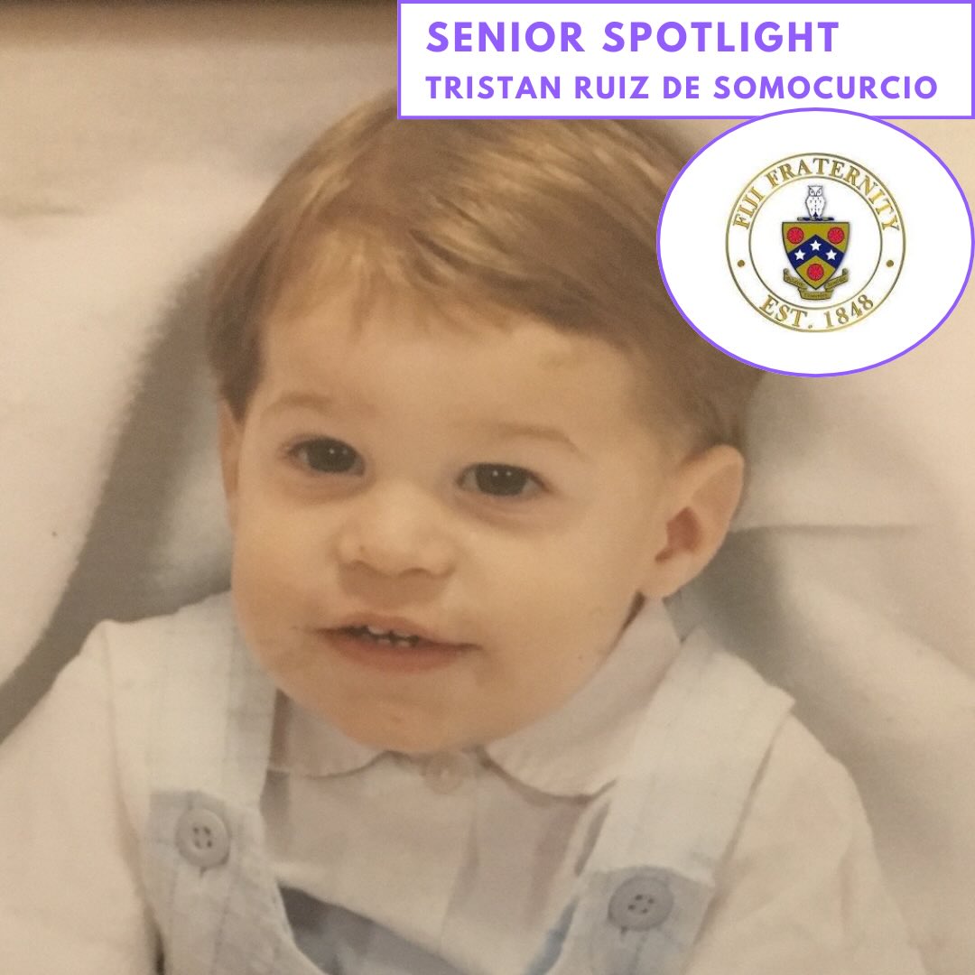 **SENIOR SPOTLIGHT**
Hometown: Tampa, Florida
Major: Business and Marketing
Positions: Social, T-shirt, and philanthropy
Plans after OWU: “Post grad I have a position at Moxie Pest Control for sales, and then I plan to move back home to pursue a future career in sports marketing”
Favorite thing about FIJI: “It has to be the brothers. I love every moment with them and they are the reasons I joined Fiji.”
Things he’ll miss about FIJI: “I’ll miss the occasional random basement nights we have, where we get everyone downstairs and play games and just have fun”