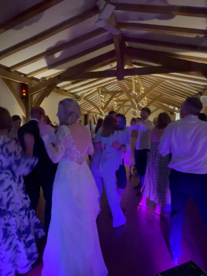 Congratulations Polly and Gary ❤️ A great crowd at the weekend when we did our Irish/rock/pop/ceilidh thing. With @ro_barrett vocals @tristanevansgtr @jarredwhitedrums @korolevamoon and Michael Woodward