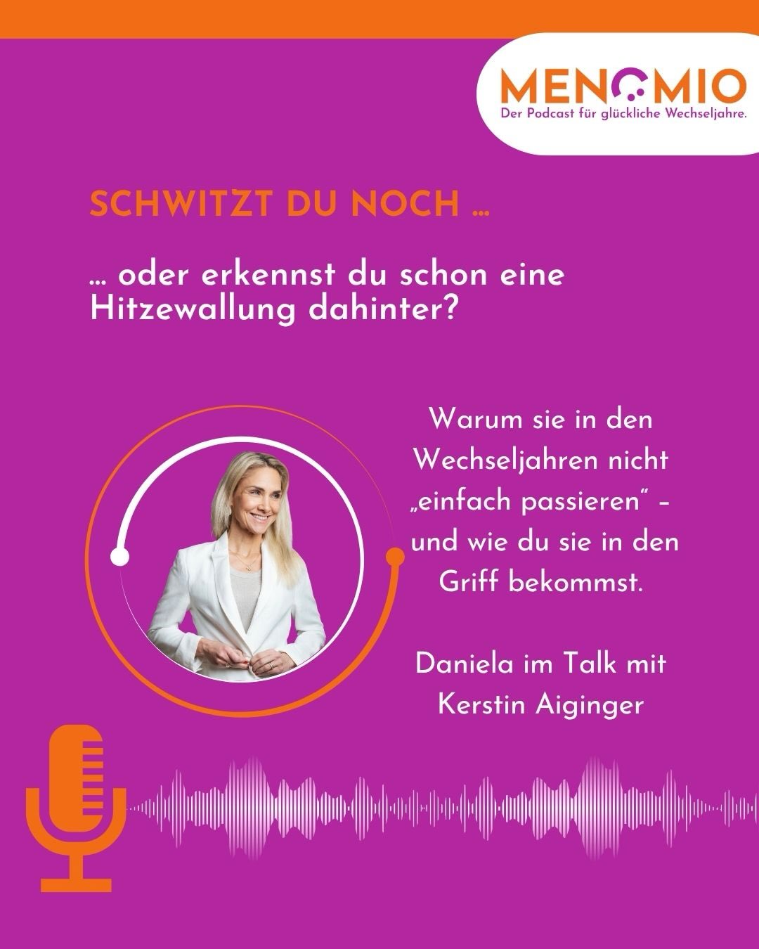 Viele Frauen denken bei Hitzewallungen:
„Wird schon. Gehört halt dazu.“
Ähm … Nein.
Was mich im Gespräch mit Kerstin Aiginger @gynhietzing wirklich beschäftigt hat:
Wie viele Frauen Symptome haben – und gleichzeitig keine Ahnung, was da eigentlich passiert.
👉 obwohl sie noch ihre Periode haben
👉 obwohl sie „eh gesund leben“
👉 obwohl sie schon Dinge ausprobiert haben
Und genau da wird’s spannend.
Denn:
Hitzewallungen sind kein Zufall.
Und auch kein Zeichen von „du hältst zu wenig aus“.
Es ist Biologie.
Dein Körper reagiert auf hormonelle Schwankungen – und manchmal greifen selbst gut gemeinte Lösungen nicht.
Warum?
Weil dein Körper sie vielleicht gar nicht richtig verarbeiten kann.
💡 Stichwort: Isoflavone & Stoffwechsel
Und plötzlich ergibt dieser Satz Sinn:
„Bei mir hat das alles nichts gebracht.“
Doch.
Vielleicht lag es nie an dir.
Sondern daran, wie dein Körper funktioniert.
Genau darüber sprechen wir in dieser Folge – und vor allem darüber, was dir wirklich helfen kann.
🎧 Jetzt reinhören bei MENOMIO
💾 Speichern, wenn du deinen Körper besser verstehen willst
💬 Wer hat auch schon mal gedacht: Bei mir wirkt einfach nichts?
#glücklichewechseljahre #glitzernstattschwitzen #wowstattwäh