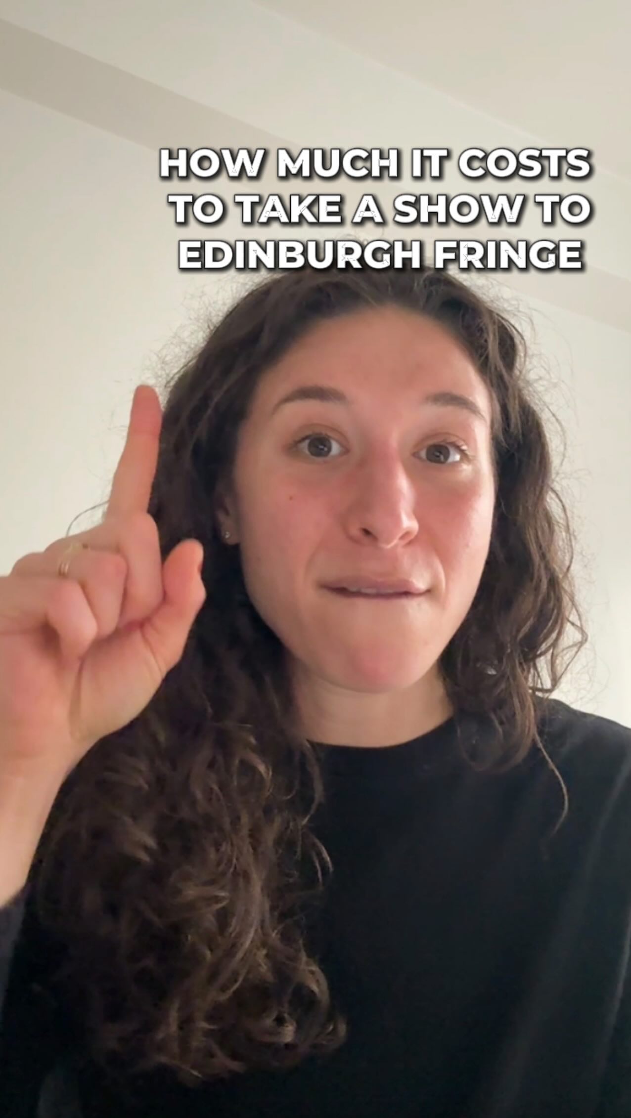 This feels like a responsible financial choice. #edinburghfringe #edfringe #creatorjourney #soloshow