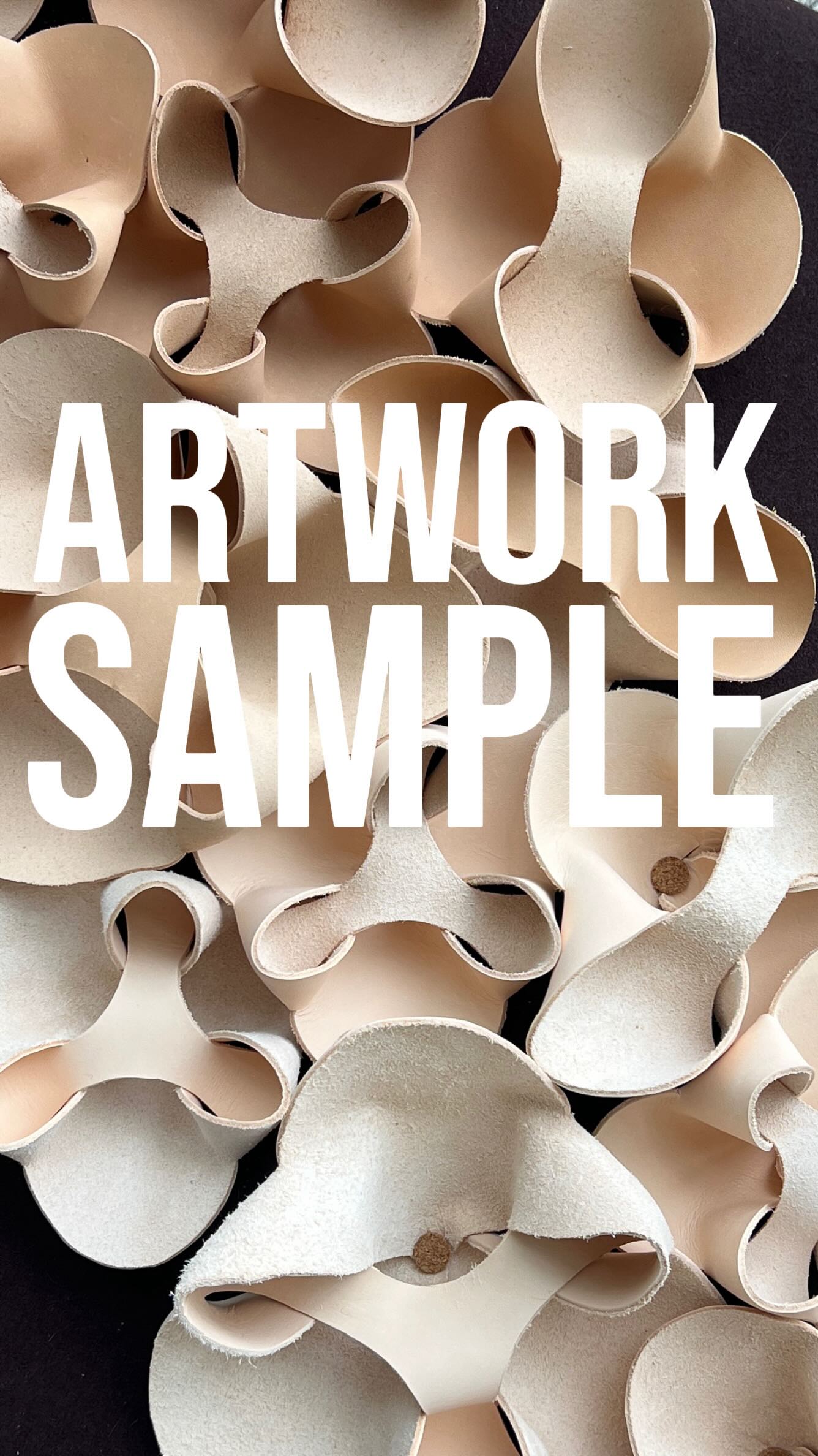 The client will decide between the lighter and darker leathers - which do you like? 👀
Excited to create this design on six 5’x7’ panels for a site right on the river in downtown Chicago @wackerplace 💎
Thanks @artlifting for bringing me this project! 🥹
#artistprocess #materialexploration #interiordesign #acousticdesign #contemporaryart