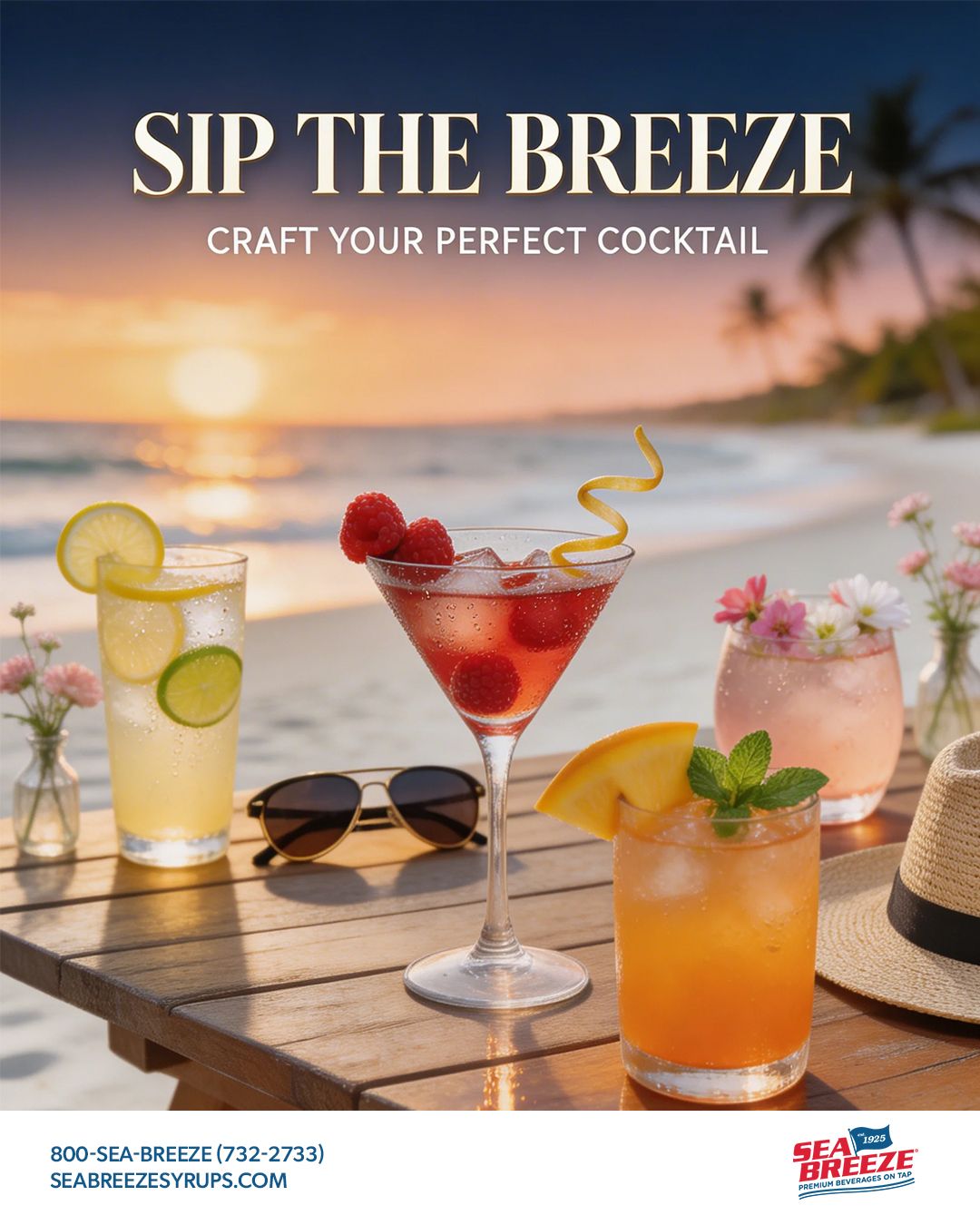 From cocktails to iced coffee, every sip hits different with Sea Breeze Syrups.
Crafted to stand out
Smooth from first sip to last
Made for endless summer moments
What are you pouring?
#SeaBreezeSyrups #SipTheBreeze #PremiumPour #FlavorUpgrade
#CocktailCulture