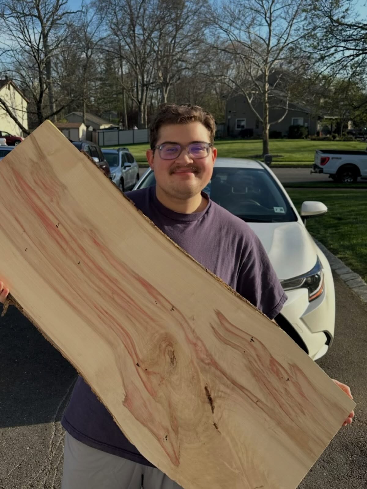 Picked up some nice flaming box elder and other goodies today! Excited to bring you guys some more special bowls 🔆🔆