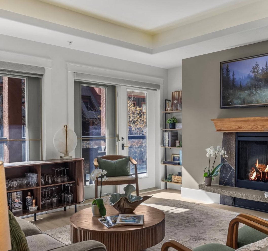 The past 6 months have been beyond magical for me! I have spent countless hours creating Alpenglow, our first short term rental unit in the beautiful Solara Resort in Canmore, Alberta. This 2 bedroom, 2 bath unit has been fully remodelled and designed to create a luxurious and elevated retreat for our guests. This unit is inspired by the softer beauty that surrounds Canmore. During my six months here, driving by the many meadows and valleys where the deer, elk, and sheep graze, I fell in love with the softer side of the Rocky Mountains. This suite’s soft natural tones echo the meadows and valleys that rest gently at the feet of the majestic Three Sisters. I designed this space as a sanctuary for our guests, a space they can relax and unwind during their stay in the mountains.
We have partnered with @hydeaway.stay for all our units, their desires to produce an elevated and luxurious stay for our guests was perfectly in line with my vision. Top quality linens and bedding, mattresses that are so good I’m buying one for my own bed at home, kitchens equipped with high quality equipment so cooking a meal is simple and enjoyable. A dining table that seats 6 for lovely meals and fun activities with family and friends afterwards. We have also outfitted the unit with modern streaming televisions in the living room and both bedrooms, blue tooth speakers in the bedrooms and living room, and a bar cabinet that is ready to make any cocktail you would like but, also closes so little ones are safe. There is a sofa bed for our guests who need additional sleeping capacity as well. Hydeaway Stays excels at customer service, I believe as a team we have created a suite everyone can relax and enjoy their vacation in.
I am so very excited to welcome you all to Alpenglow and stay tuned….we have a couple more suites to share with you soon!
For enquires on booking your stay at Alpenglow, you’re welcome to message me and I can direct you or go directly to Hydeaway Stays website to receive the best rate possible, I will post their website on my profile.