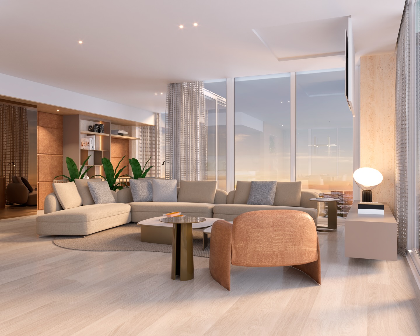 Generous scale, natural materials, and refined curation shape this 4,000+ SqFt residence in one of Miami Beach’s most sought after locations, where elevated living is expressed through lightness, balance, and timeless elegance.
✨
Amplitude, materiais naturais e uma curadoria precisa dão forma a este apartamento de aproximadamente 400m2, em uma das localizações mais valorizadas de Miami Beach, onde o morar bem se revela em sua expressão mais sofisticada, com leveza, equilíbrio e elegância atemporal.
•••
Project: @fiveparkmiamibeach
Design: @webossadesign