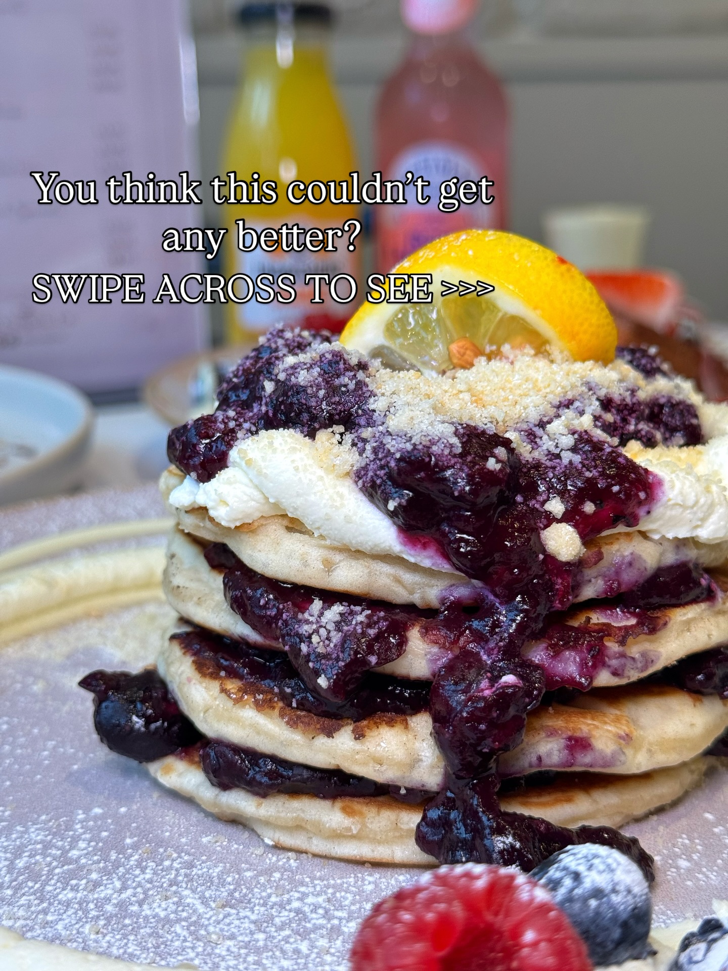 YOU THINK THIS COULDN’T GET ANY BETTER? Well… it ABSOLUTELY can!💕
Our Blueberry Cheesecake Pancakes are stacked high and PACKED with rich Compote, fresh Cream, and Buttery Shortbread. It’s the ultimate Brunch treat that’ll keep you going all day long… go on, treat yourself!💫
#CreperieCo #TheCreperieCo #BlueberryPancakes #Pancakes #Foodie
