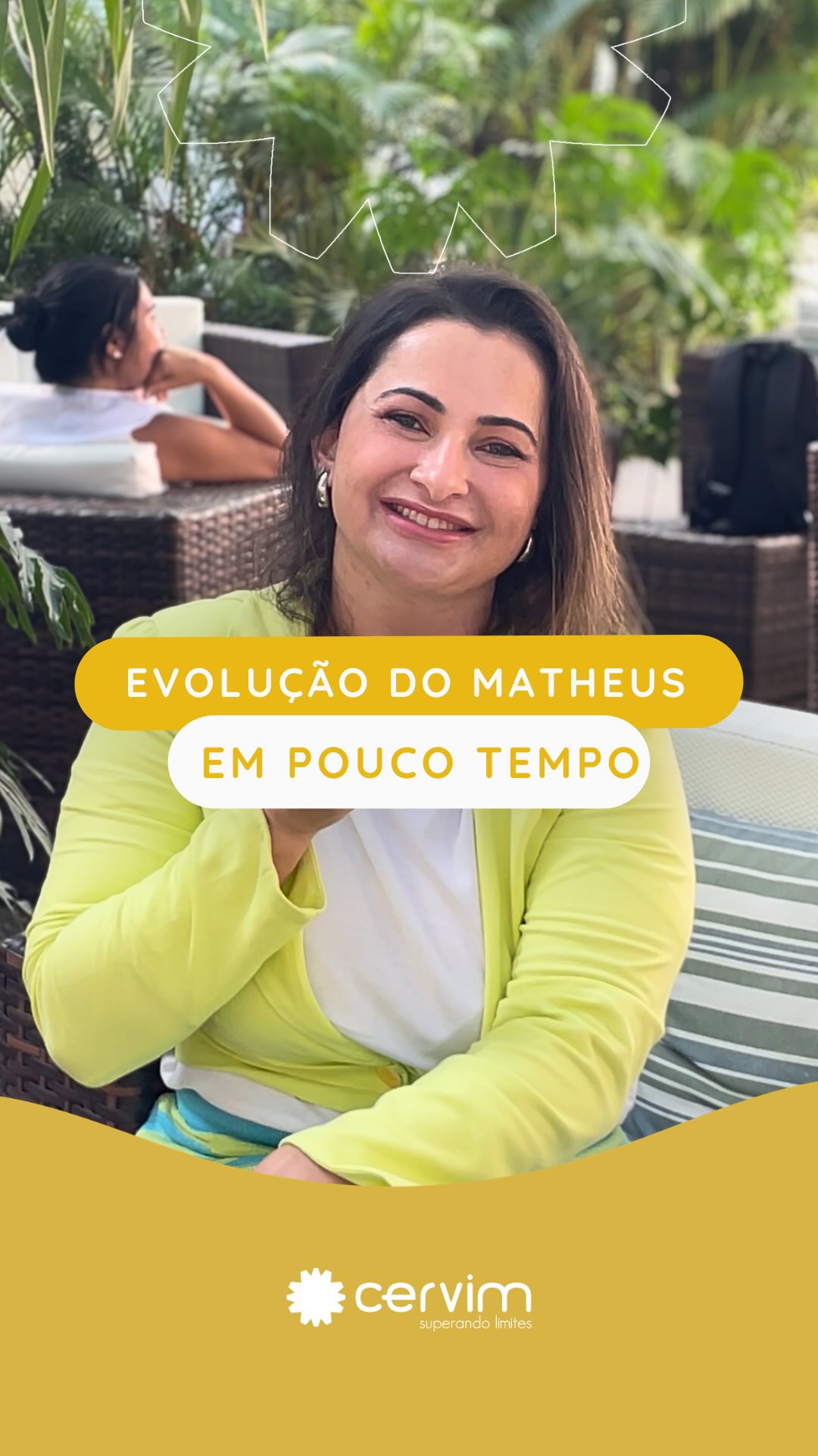 Quando a Fabiane chegou até nós, em novembro de 2025, trouxe junto a expectativa de oferecer ao Matheus um cuidado realmente efetivo e individualizado.
Farmacêutica, com olhar técnico e criterioso, ela buscava mais do que terapias: buscava resultados reais. E eles começaram a aparecer mais rápido do que ela imaginava.
Hoje, o depoimento da Fabiane traduz exatamente o que acreditamos todos os dias: quando há um plano terapêutico bem estruturado, integrado e pensado para cada paciente, a evolução acontece de forma consistente e segura.
O Matheus segue avançando e isso tem sido reconhecido também no seio familiar, e cada conquista reforça que estamos no caminho certo. 💙
Cuidar com ciência, sensibilidade e propósito faz toda a diferença! Seguimos há 20 anos neste propósito! 💙
#desenvolvimentoinfantil #depoimentos #tea #cervim20anos #cervim
