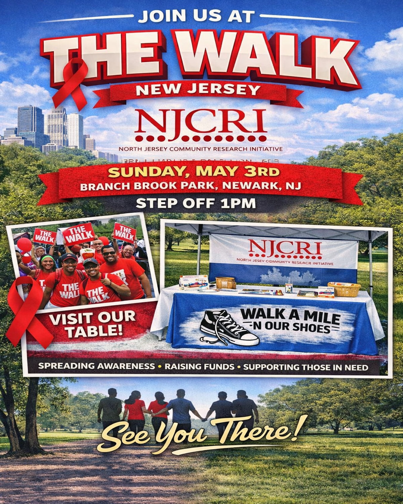 Join us for THE WALK hosted by NJCRI on Sunday, May 3rd at Branch Brook Park ❤️
We’re proud to be in attendance as Walkamilenourshoes Inc. continues to support efforts in spreading awareness, raising funds, and uplifting those in need within our community.
🕐 Step Off: 1PM
📍 Newark, NJ
Make sure you stop by our table and learn more about our mission and how we’re making an impact 💯
Let’s come together for a powerful cause and continue building stronger communities.
#TheWalk #NJCRI #NewarkNJ #CommunityImpact #walkamilenourshoes