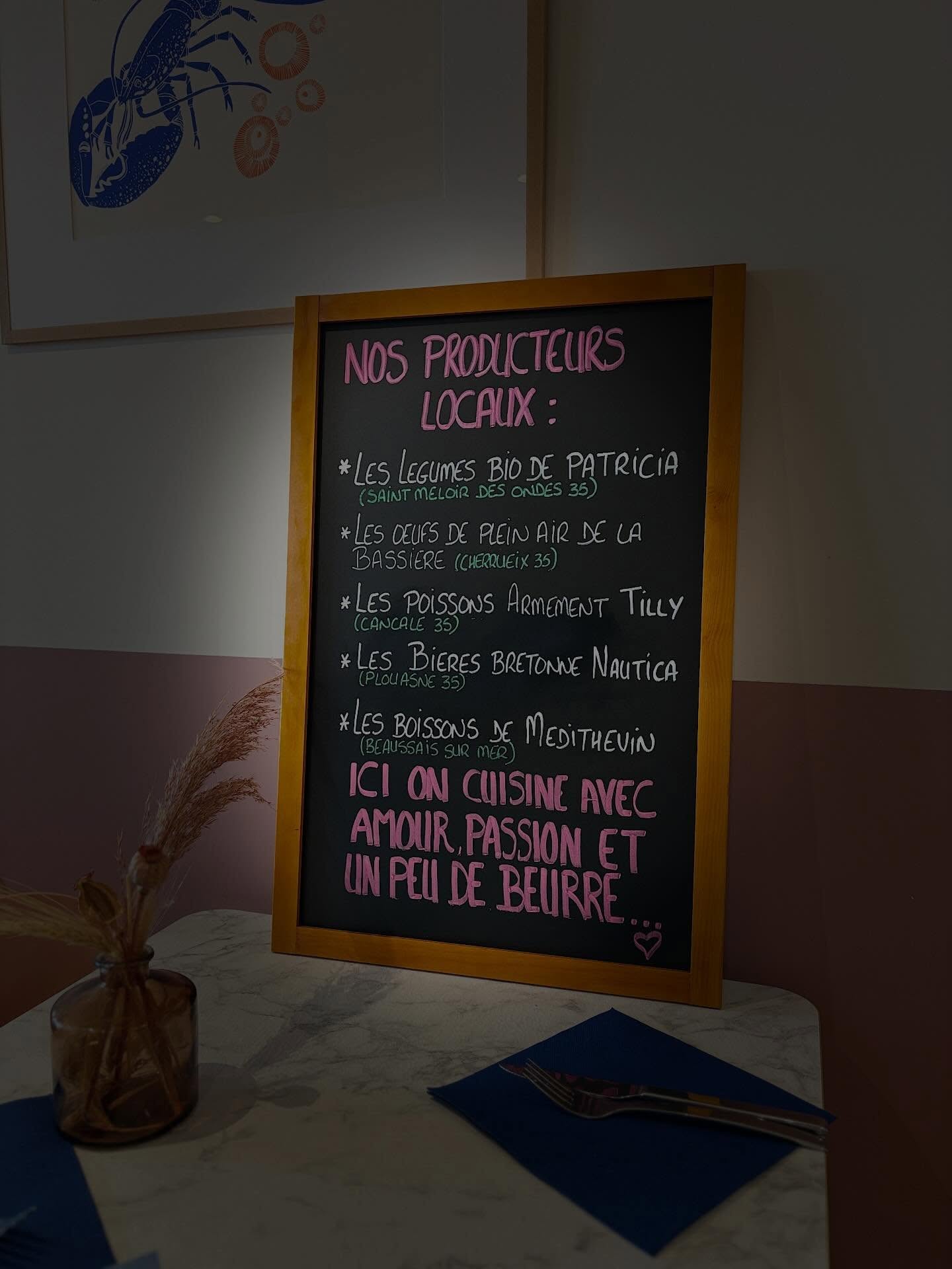 Du fait maison, du vrai.
De l’amour dans chaque détail, de la passion dans chaque assiette et un peu de beurre par ci par là
#faitmaison #restaurant #cancale #produitsfrais #producteurslocaux
