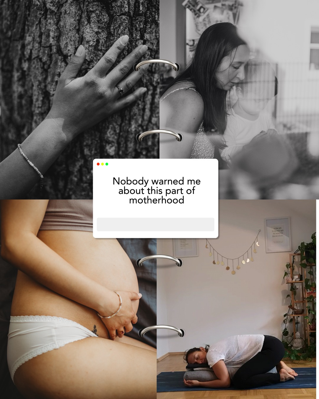 Nobody warned me about how doubtful, anxious and lonely I would feel as I transitioned into motherhood.
Nobody told me becoming a mother would break my heart open into pieces AND also my whole self.
That I would have to slowly put myself together.
That all of that is an upgrade, expansion.
That I should be proud of it. Even if it often feels like the opposite.
And that asking for support is nothing to be ashamed of.
So this one is for the mom who is tired of just getting through the day.
The one who loves her baby fiercely and also misses herself.
Who knows something needs to change but doesn't know where to start.
Who is stuck in the in-between of who she was and who she's becoming.
If any of this resonated — you don't have to figure it out alone.
💛 Comment RESET and I'll send you the link to my free Breathe Reset Repeat workshop. It's 60 minutes of breath and movement tools made for exactly this.
And if you're craving something deeper — I have 2 spots left for 1:1 support. DM me the word RISE and let's talk.
👋 New here? Follow for weekly support through pregnancy, postpartum, and motherhood.