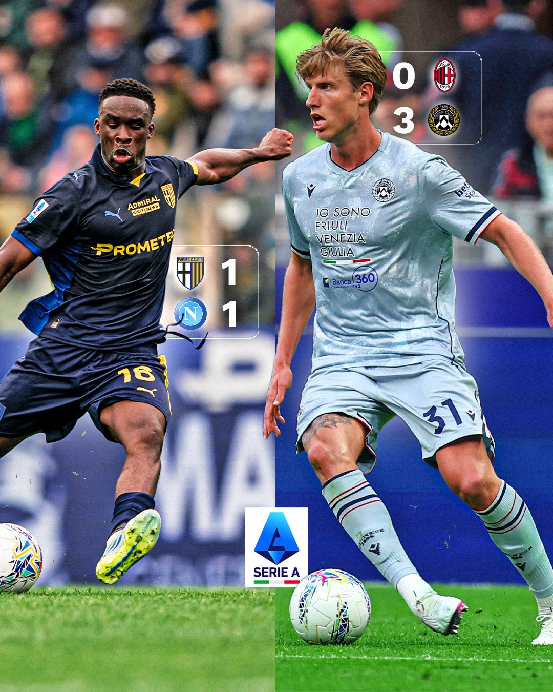 Two standout performances from @mandela_keita & @thomas_tkristensen in Serie A this weekend 🇮🇹
Mandela dominated midfield duties in a draw against Napoli, who were riding a 5-game win streak.
Thomas was instrumental in securing a clean sheet vs Milan, helping his team secure a convincing 0-3 win at the San Siro.