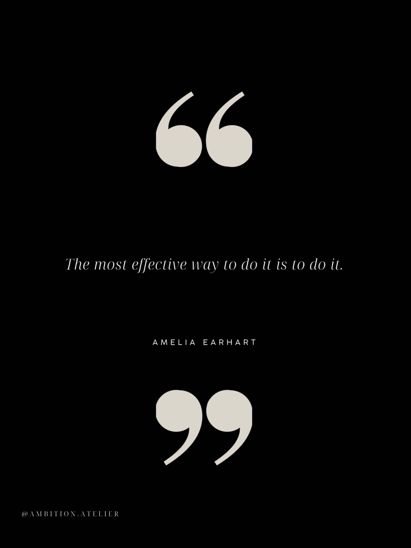 Such a simple truth, but one we tend to overcomplicate. We wait for the right moment, the perfect plan, or a sign that we’re ready—but progress doesn’t come from waiting, it comes from starting. Action builds clarity, confidence, and momentum. The most effective way isn’t perfect or polished—it’s simply doing the thing, one step at a time.
#ambitionatelier #womeninbusiness