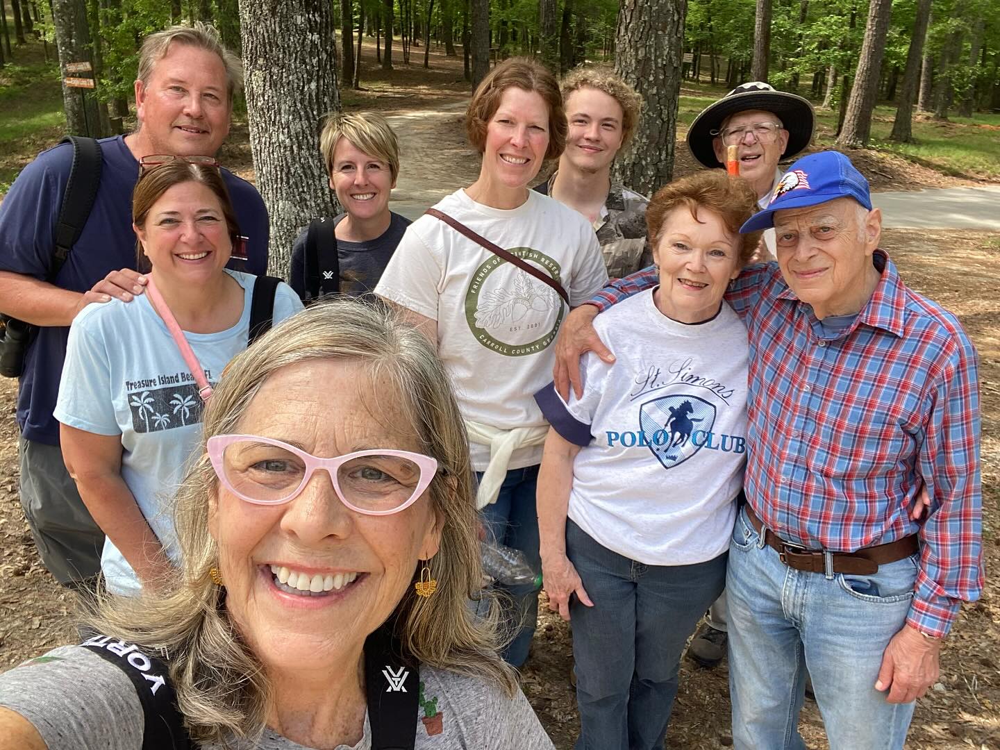 It was a great morning for a Warbler Walk n Talk with Peyton Wilson. Thanks also to our friends @georgiawildlife. As 2025 Wildlife Viewing grant recipients, we are able to share more of nature with park goers using high-quality binoculars and scopes.