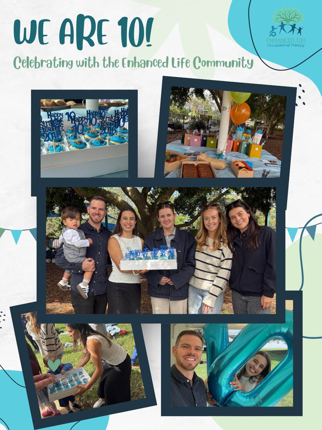 Celebrating 10 years of Enhanced Life Community! 🎉💙
We are so grateful for all of the amazing kids, families, and team members who have been part of our journey over the past 10 years.
It’s been a privilege to support so many incredible kids and families through their wins, growth, and everyday progress — both big and small.
Thank you to everyone who joined us and to all who continue to be part of our community. Your support and connection mean so much to us.
Here’s to the next chapter of growth, connection, and continuing to support our families 💙
#EnhancedLife #10Years #PaediatricOT #Community #Connection #Grateful