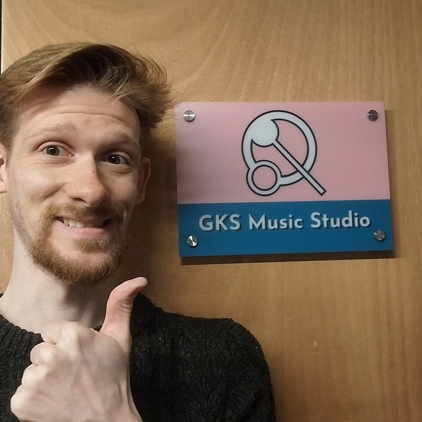 Very excited to finally christen my studio!