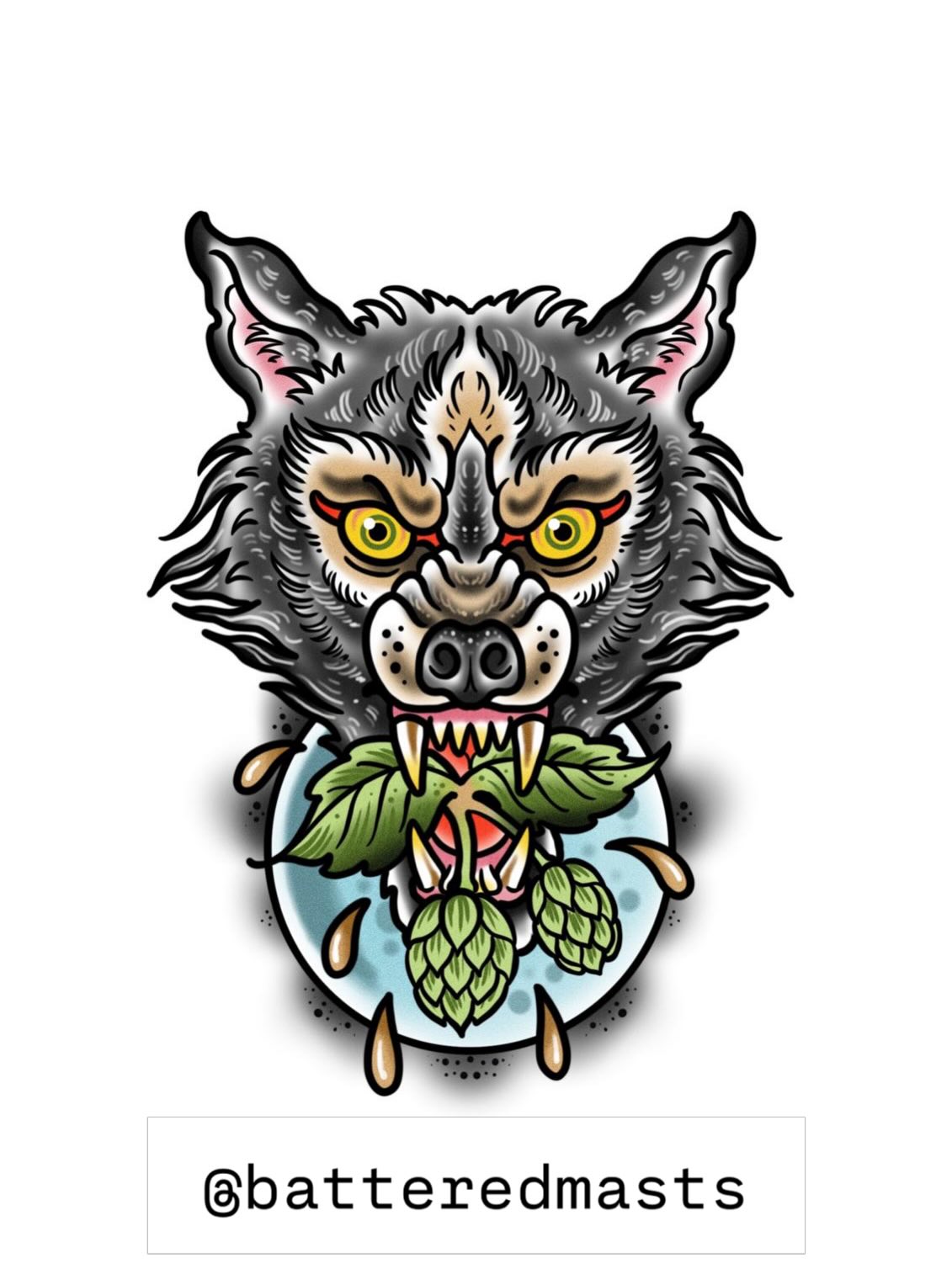 Full moon. Fresh hops. Bad attitude.
Steve - @batteredmasts - went all in on this one… snarling wolf, mouth full of hops, dripping under a full moon. Proper beer tattoo. Bold, clean, built to last.
This (and more) will be up for grabs at our Werewolf Beer night 🐺🍺. Special flash. One night only.
🍺 Every pint = a free ticket for door prizes
🎟 Raffle for a £250 tattoo voucher
£5 a ticket or £20 for 5
Come down, have a pint, pick your piece, and get in on it.
Thursday April 16th
@werewolfbeer