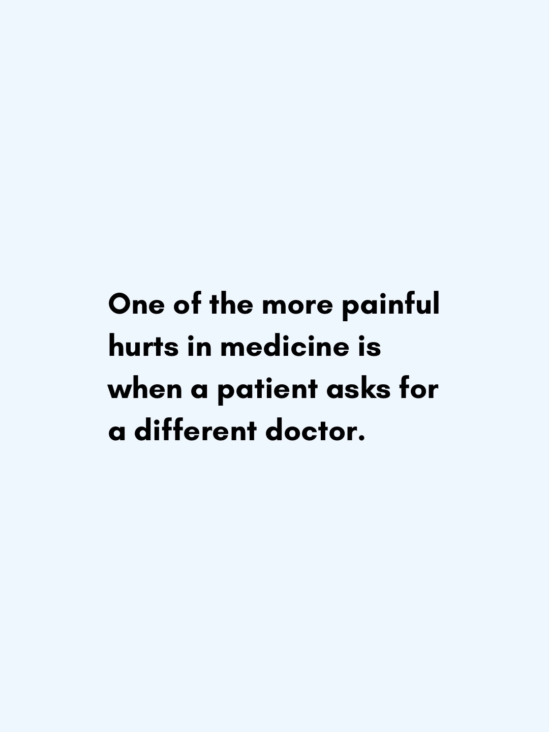 Back when I was earlier in my career, this was one of the most painful realities: We will not be the right doctor for every patient. Even the best doctors have patients who request a transfer of care (trust me, I work with colleagues who are the nation’s leaders in cancer, and sometimes their patients still transfer.)
When this happens, it can be painful. It feels like a breakup. But remember, it happens to all of us.
This does not make you a bad doctor. Do not build your identity on one transfer of care.
⬇️ Seasoned clinicians: share your insights with us. How do you respond when this happens to you?
—
#attendinghood #micromentorshipmoments #medlife #meded #physicianlife