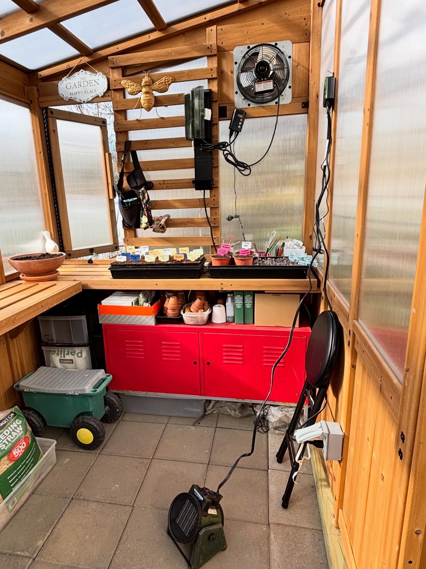 These little babies are tucked in nice and warm tonight and yes, lullabies are absolutely playing in the greenhouse.
Here at The Bloom Boom Room Spring 2026 has begun and we are bringing you along for every messy, magical moment of it.
The good, the bad, and the overgrown.
Grow Small. Live Big. 🌱
#growsmalllivebig #thebloomboomroom #sping2026 #zone7a #kitchengarden