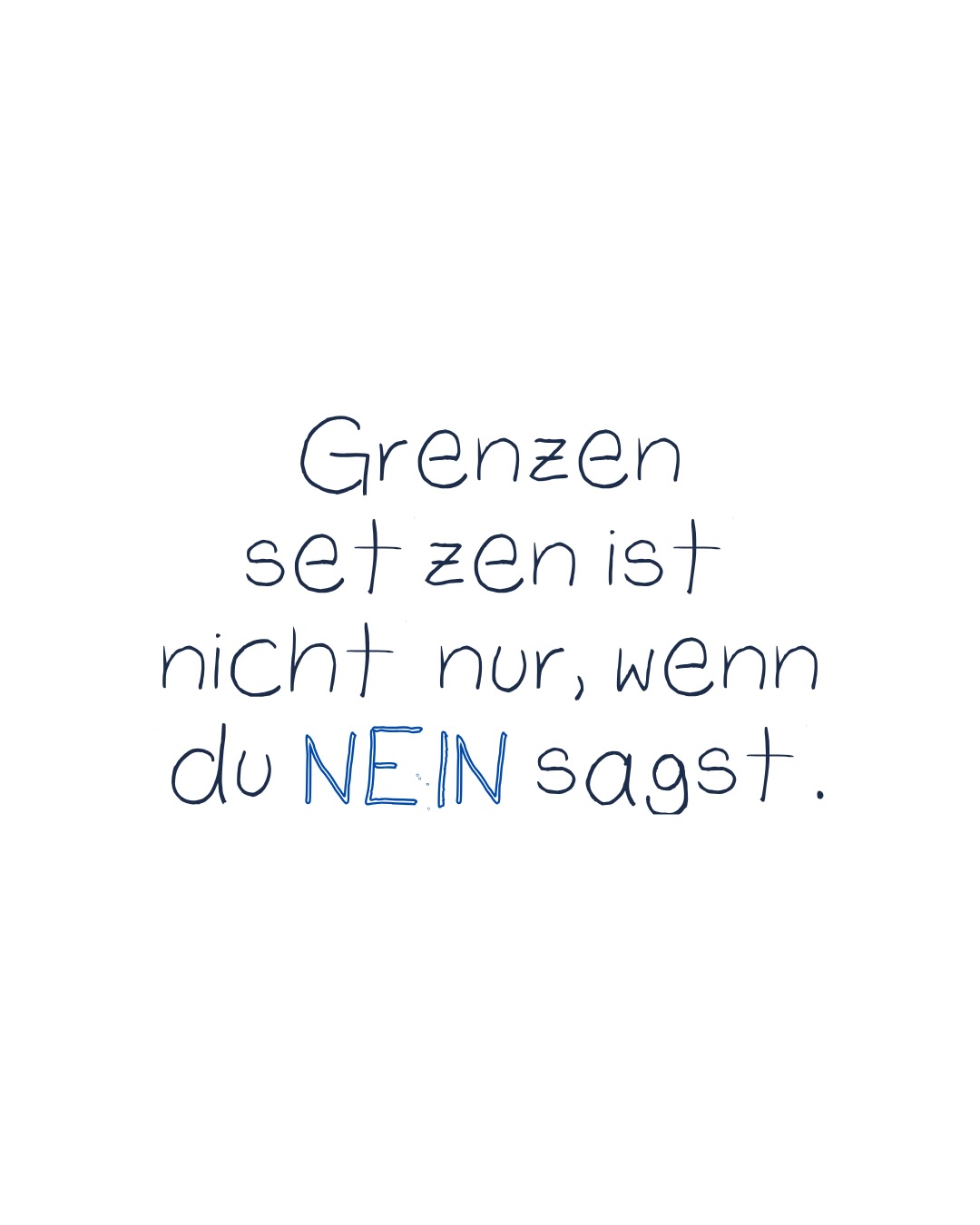 Ich lerne gerade wieder, Grenzen zu setzen.
Und ganz ehrlich, es fühlt sich nicht gut an.
Es ist unbequem. Man verliert Menschen schneller, als man denkt. Man zweifelt ständig, ob man zu viel will.
Aber es ist das erste Mal seit langem, dass ich mich nicht mehr gegen mich selbst entscheide. Sondern für meine Grenzen.