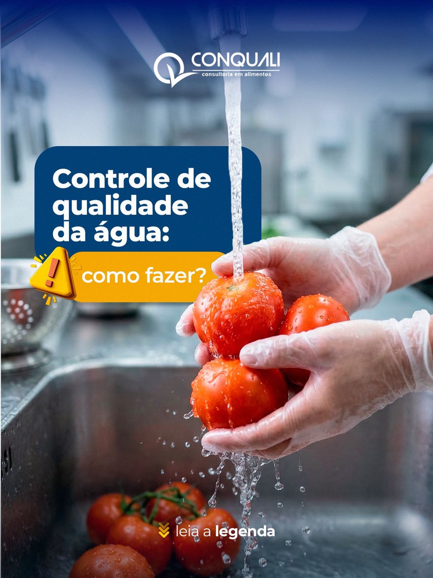 A qualidade da água utilizada na operação merece atenção constante, porque ela está presente em etapas essenciais como higienização, preparo e manipulação dos alimentos. 💧
Por isso, o controle deve ir além do uso no dia a dia. É importante acompanhar a potabilidade da água, manter atualizado o laudo de potabilidade, realizar a limpeza periódica dos reservatórios, verificar as condições da rede utilizada e manter registros atualizados desses processos. ✅
Esses cuidados ajudam a prevenir contaminações, fortalecem a segurança dos alimentos e contribuem para que a operação atue de forma mais segura e em conformidade com as boas práticas. 📋
#Conquali #ConsultoriaEmAlimentos #SegurançaDosAlimentos #QualidadeDaÁgua #BoasPráticas SegurançaAlimentar ControleDeQualidade SetorAlimentício
Se quiser, eu também posso te entregar uma versão um pouco mais estratégica e mais “instagramável”.