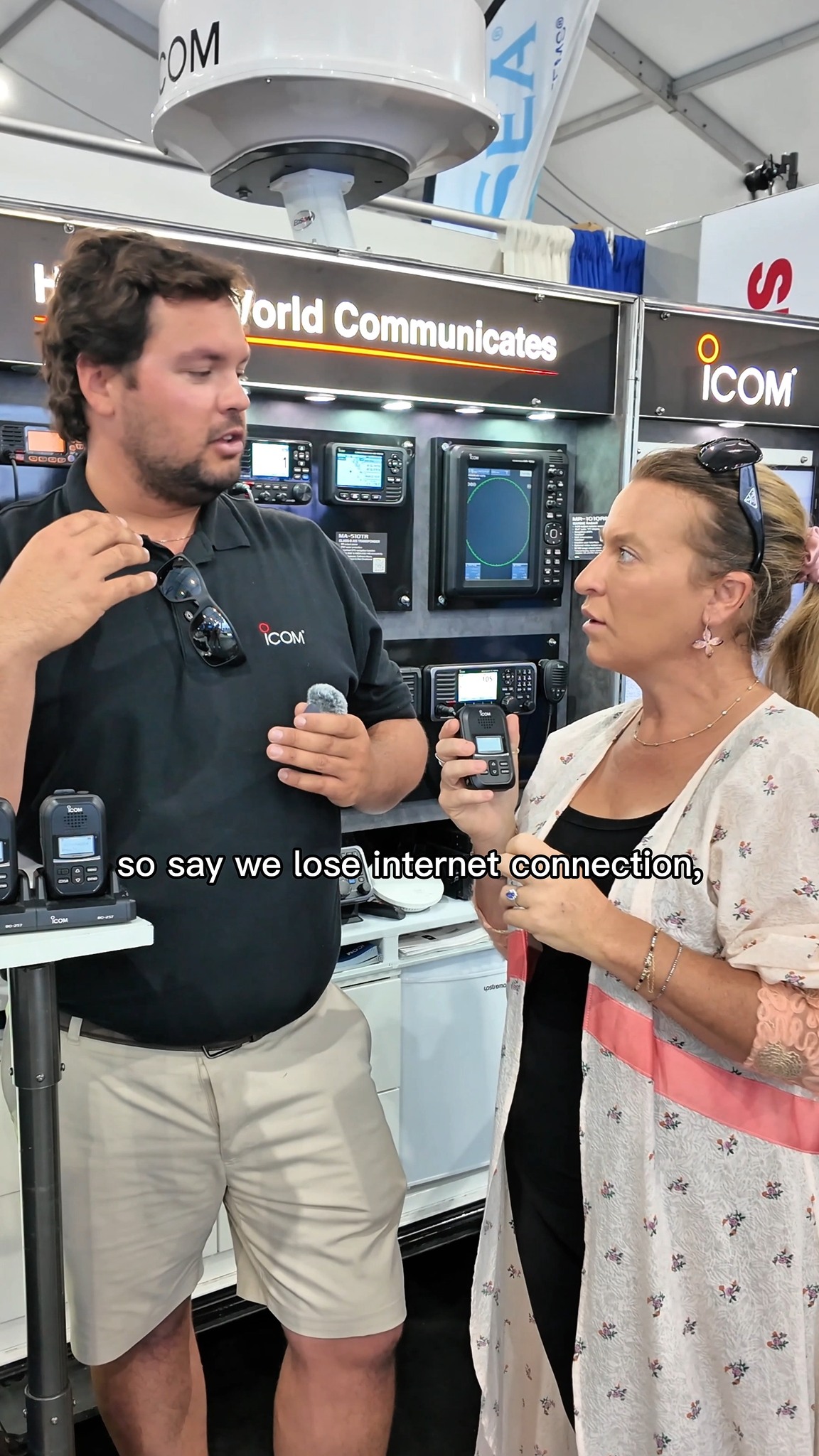 Part 2 of a conversation with Spencer Talbot, Sales Representative - East Coast Florida from @icomamericainc at the Palm Beach International Boat Show. In this part we discuss the IP110 crew radios and the Vepg Wifi gateway, two really cool ways to keep in touch anywhere in the world with crew!