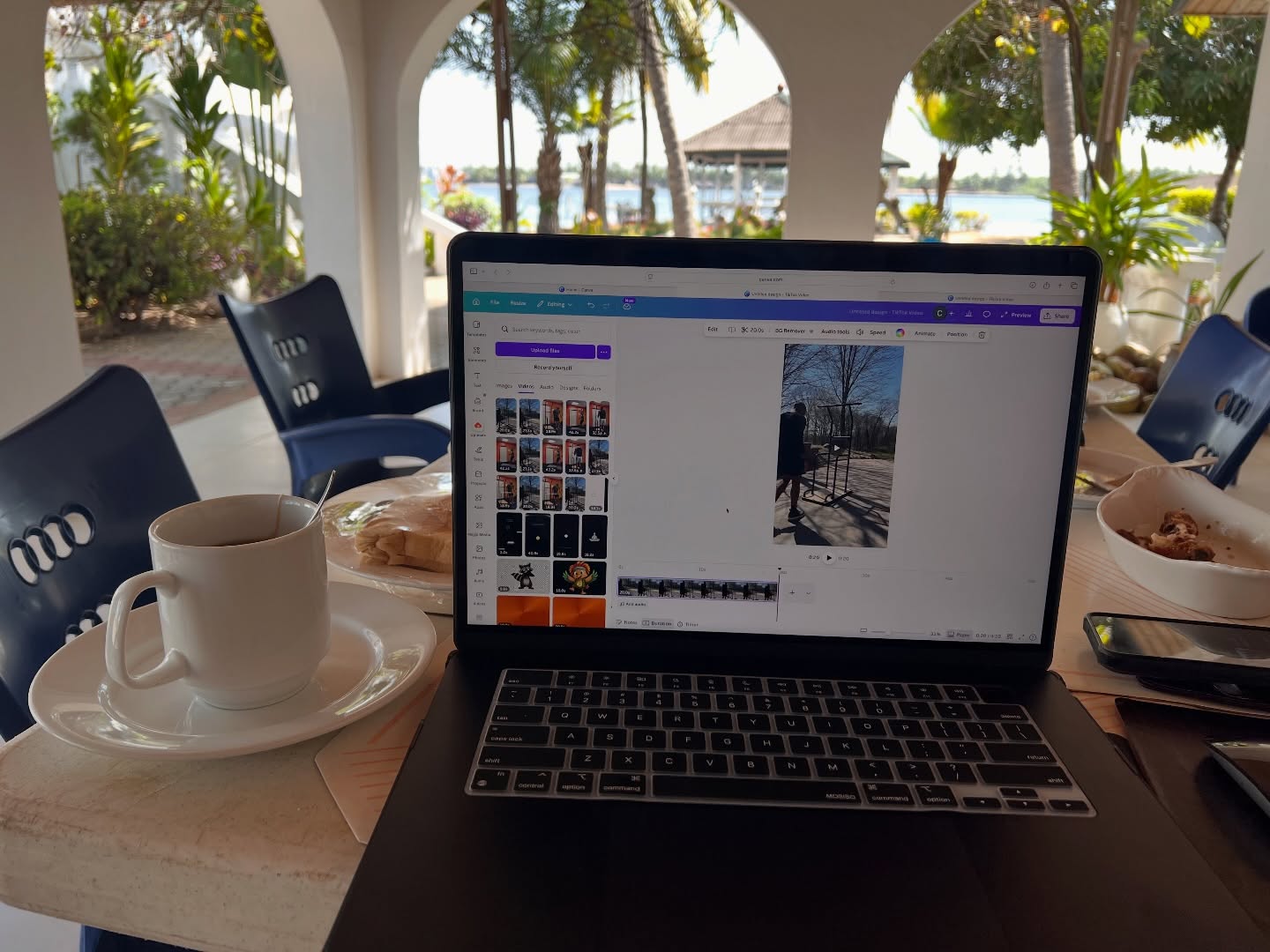Good morning ☀️ working from the island today