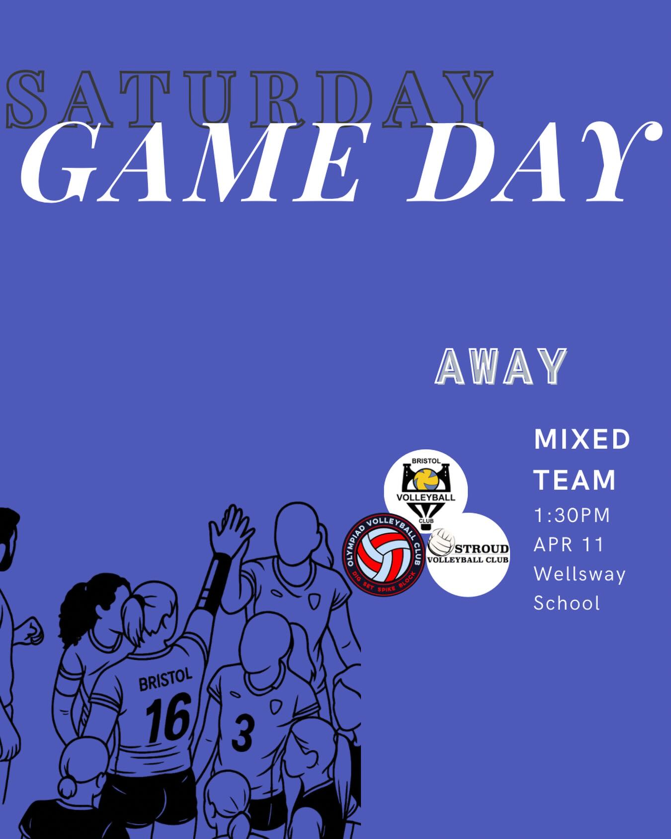 💛 GAME DAY ALERT 💙
We’re back in action this weekend as our Mixed team hit the road 💪
Ready to bring the energy, quick transitions and big swings!
🏐 AWAY
📅 Saturday 11/04
Mixed Team – B&D League
We wish the team good luck!🤞
#WeAreBVC #BristolVolleyballClub #VolleyballEngland #BristolSports #bristolvolleyball