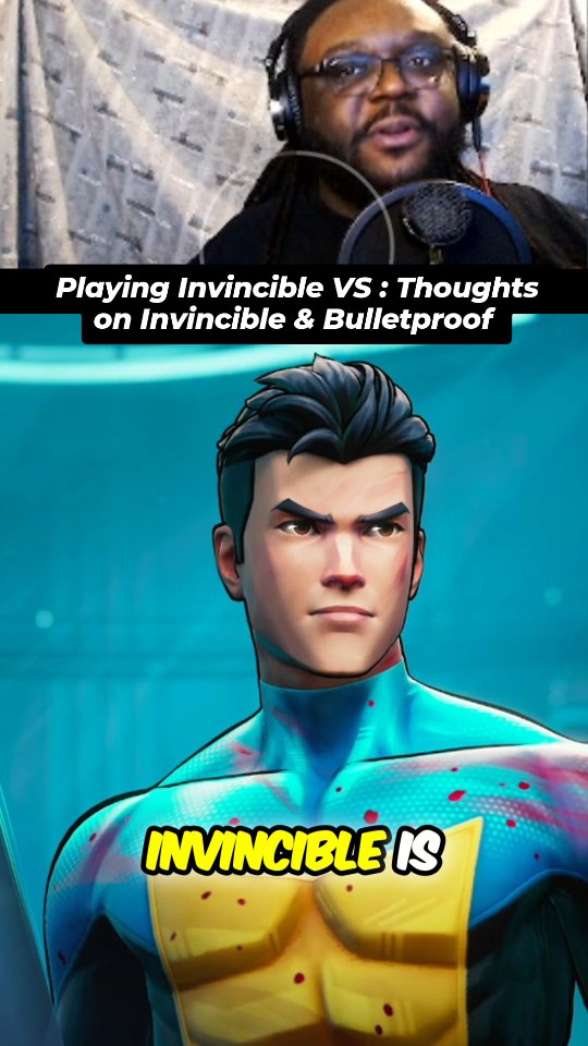 Got to play the Invincible VS Beta on stream yesterday and it's like that! Most played as Invincible and Bulletproof. I noticed something about them 🤔
#invincible #bulletproof #invinciblevs #gamer #streamer