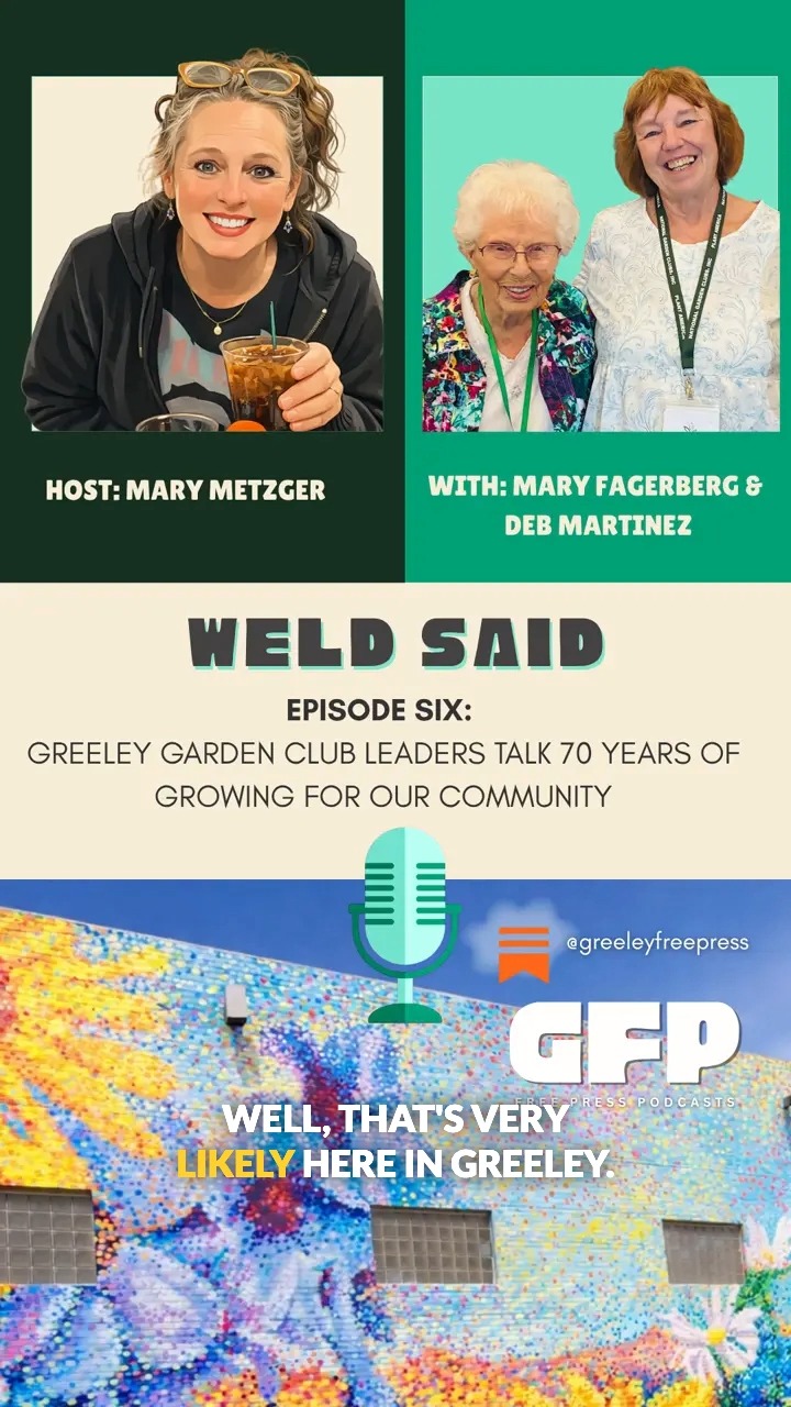 🌻 Sharing this moment from our recent conversation on the Weld Said podcast 🌿
“I can’t grow anything” is something we hear a lot - but here in Greeley, it often comes down to the soil.
This is the kind of knowledge our Garden Club has been sharing for generations, and we’re proud to keep passing it along 💚
Get the growing season started at our Plant & Bake Sale! 🌼
🗓 Saturday, May 9th
🕛 8:00 am - 2:00 pm
📍 Sanborn Park