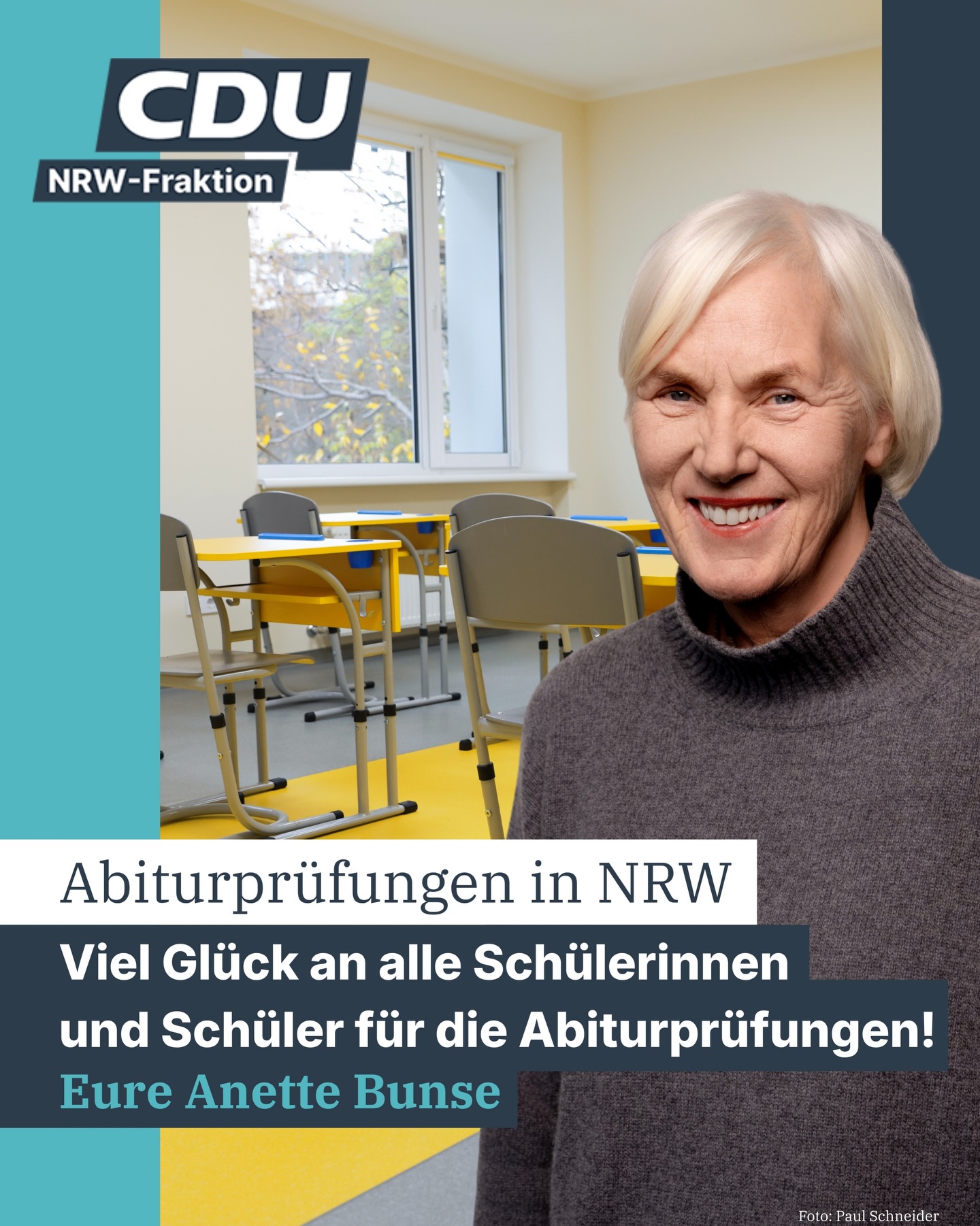 🏫 Für den Abiturjahrgang 2026 in Nordrhein-Westfalen starten heute die Prüfungen.
📚 Ich wünsche euch, dass sich die intensive Vorbereitung auszahlt und ihr die kommenden Tage souverän meistert.
Viel Erfolg und starke Nerven! Ihr schafft das! 🍀💪