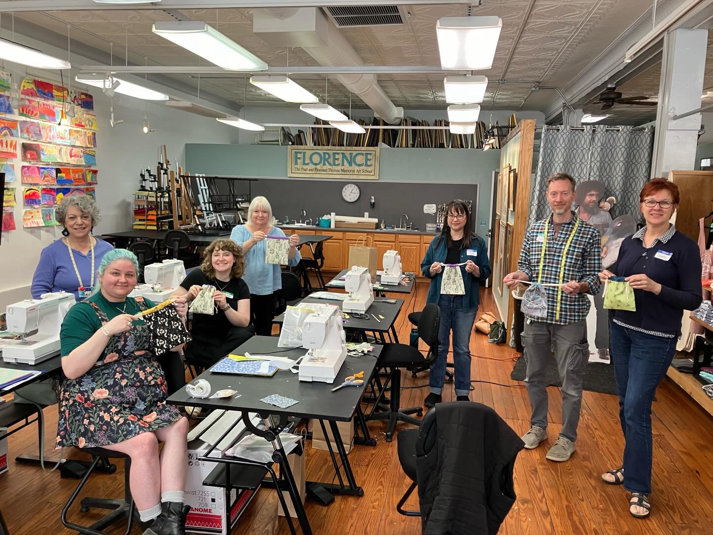 ✨ Sewing 101 ✨
🪡This past weekend, we had such a great time at our Sewing 101 workshop!
Over two jam-packed days, participants dove right in—sewing three items on Saturday and leveling up to learning zippers on Sunday. The creativity and excitement in the room was inspiring 💫
If you’re feeling inspired or want to join in, we have another chance coming up!
🧵 Sewing 101: Two-Day Beginner Workshop - May 16–17 | $150
This hands-on class is perfect for absolute beginners or anyone wanting to refresh their skills in a supportive, small-group environment.
🧵 Day 1: Build your foundation
Learn sewing safety, get familiar with your machine, and practice essential skills like threading, stitching, and understanding key components. You’ll even begin your first project!
🧵 Day 2: Complete your project
Choose between a drawstring bag or fabric basket and bring it to life while building confidence and independence at the machine.
✨ A great opportunity to learn practical sewing skills in a fun, welcoming space.
🔗 To register: florenceartschool.org/workshops
#sewing #sewingclasses #florencethomas