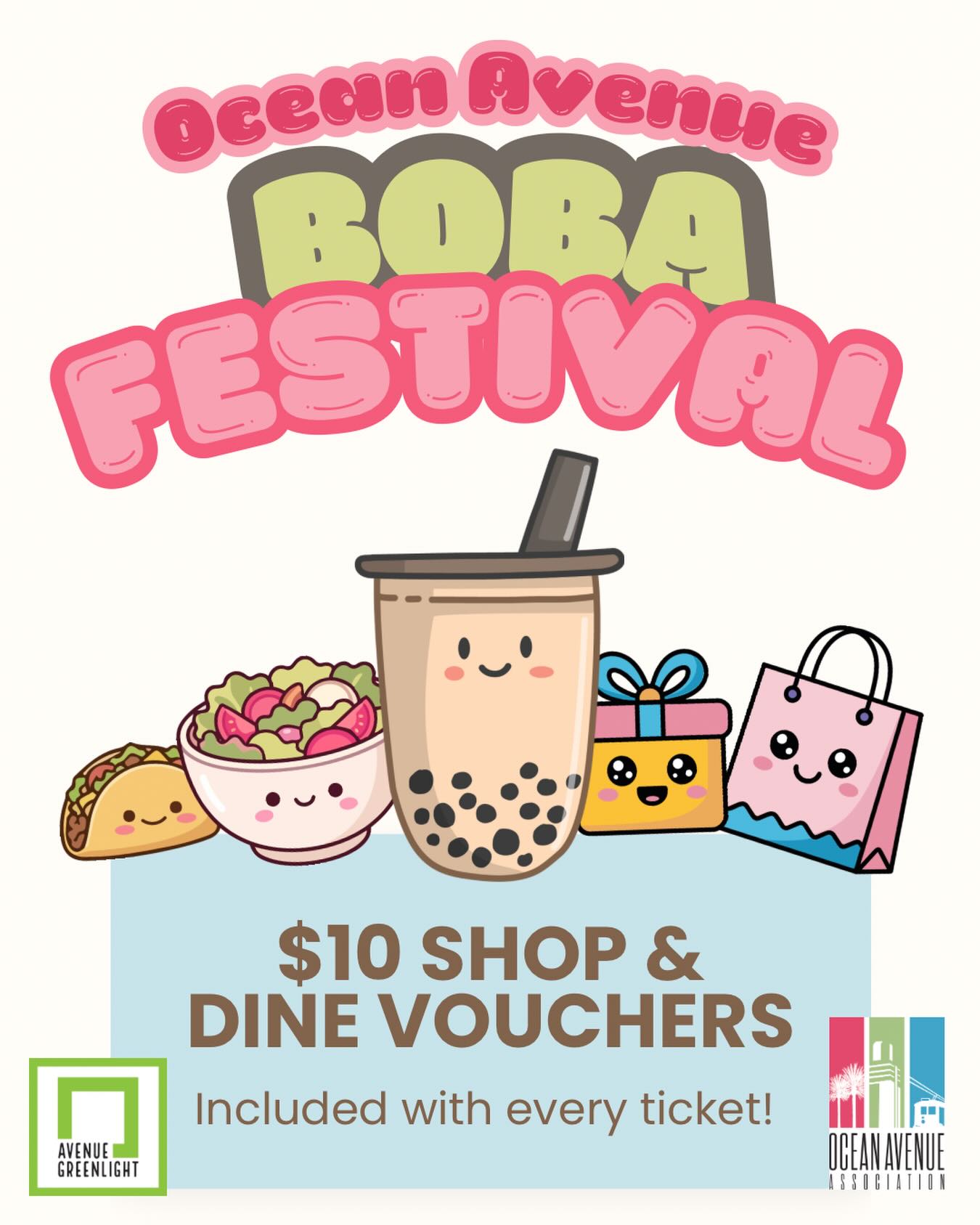 🧋Ocean Ave Boba Festival is back!
Your ticket includes:
✨4 boba tastings
💵 $10 voucher to spend at local businesses
Sip your way down Ocean Ave and discover your new favorite spots.
📆 April 18 | 2-4pm
☀️ Rain or shine
Tickets are limited - grab yours now!
https://www.eventbrite.com/e/2026-ocean-avenue-boba-festival-tickets-1984597433347?utm-campaign=social&utm-content=attendeeshare&utm-medium=discovery&utm-term=listing&utm-source=wsa&aff=ebdsshwebmobile
#sf #thingstodosf #thingstodobayarea #sanfrancisco #boba