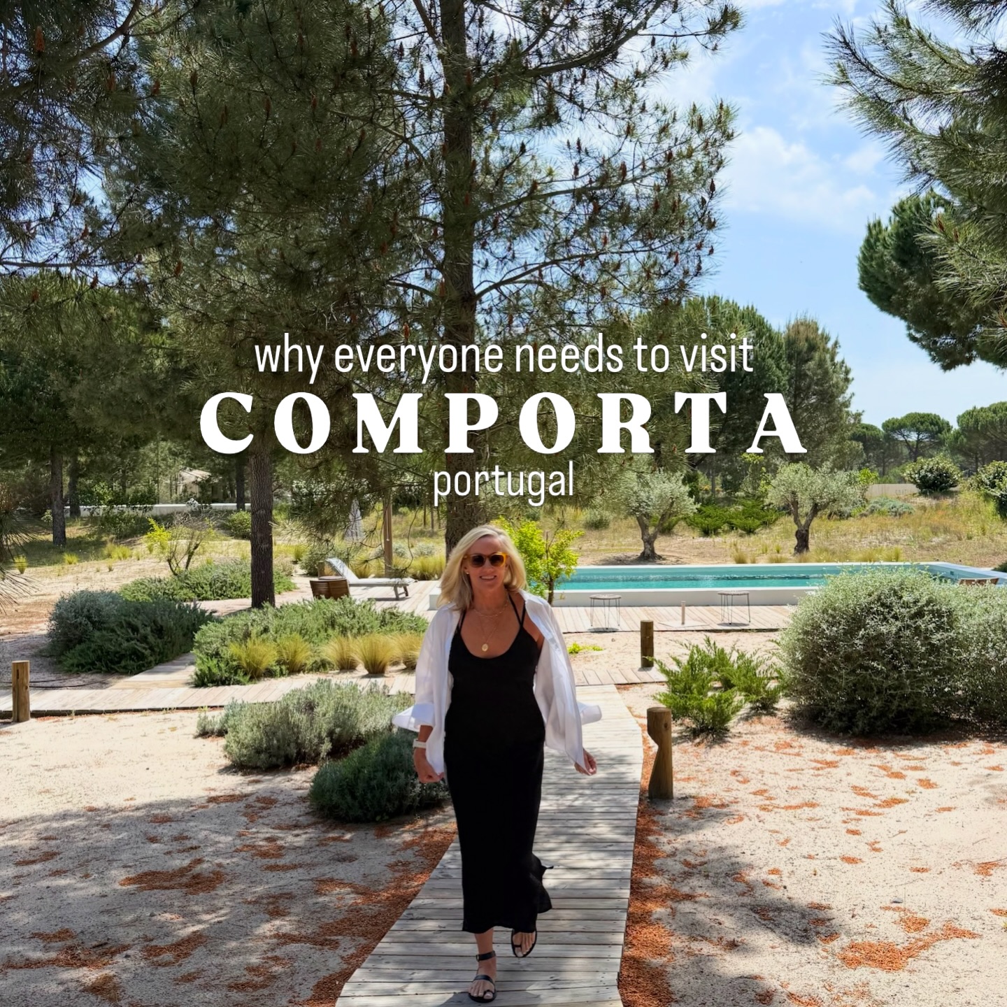 Top 5 reasons to go to Comporta, Portugal 🤍
1. Just 1.25 hours from Lisbon but it feels like a completely different world.
2. Miles of wide-open coastline that feel raw, quiet, and uncrowded (especially outside peak summer).
3. Huge Pine forests - Perfect for walking, running, or biking.
4. Laid-back luxury. Beautiful resorts set on expansive land. beautiful spas, rails for wallking, running or bikingl most with incredible boutiques
5. The sweet spot (for now)- Still underdeveloped, but attracting some of the best in hospitality (like JNcQUOI). Incredible beach clubs, amazing food and wine, and super family-friendly—without feeling overdone.
It’s like time traveling back to a slower, simpler pace. (Note: it was mid April and I have a feeling it’s a lot busier in summer).
And big bonus … there’s padel! 🎾 We’ll absolutely be back.
Save this for your Comporta trip:
• Beach clubs: Sublime, Comporta Café, Sal, JNcQUOI
• Stay: Sublime, Quinta da Comporta, or Independente Comporta (family friendly)
• Shop: Comporta village. The Life Juice, Fashion Clinic, , Cote-Sud, Lavanda, Iconica
• Dinner: JNcQUOI Deli, Cavalariça, Sublime
• Brunch: Be Comporta
#comporta #portugalbeaches #comportavacation #comportabeachclubs