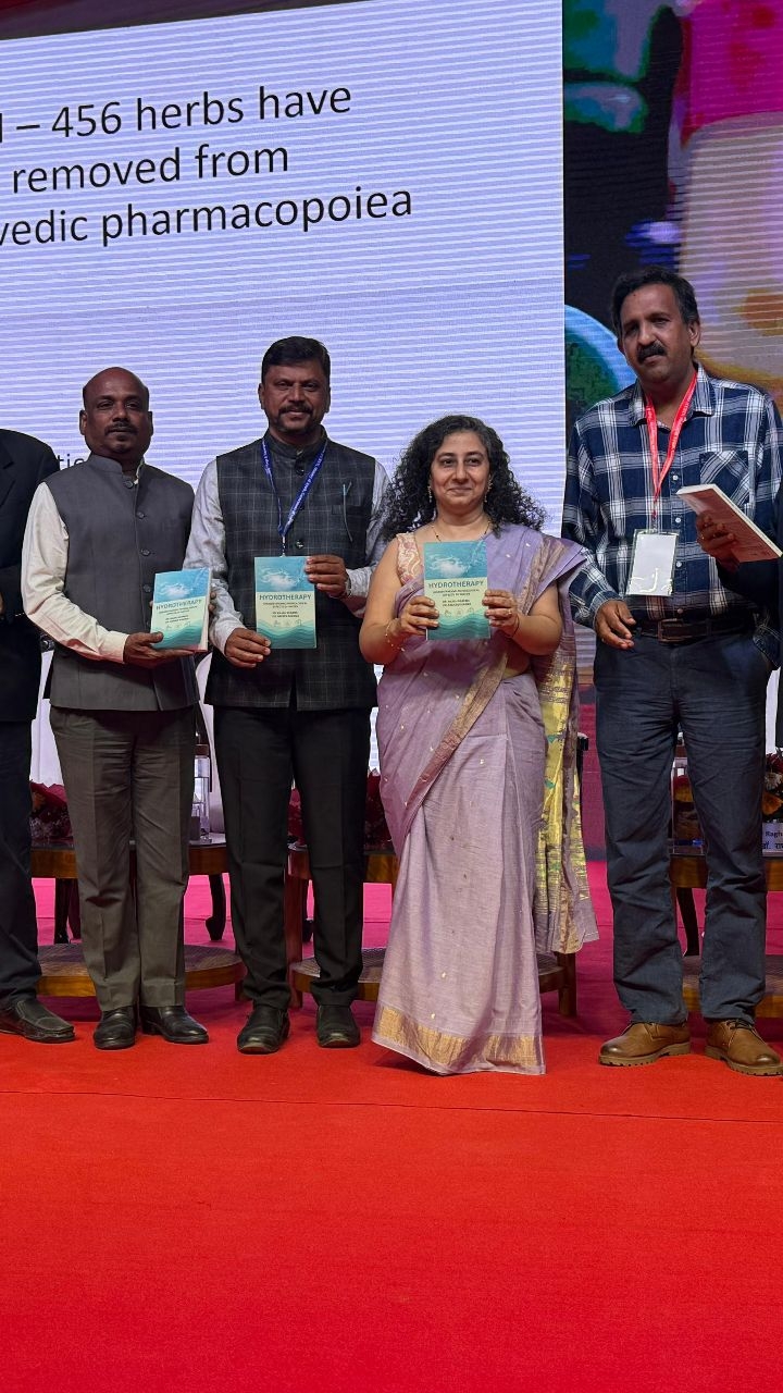 Happy to announce the Launch of the Book - HYDROTHERAPY- Understanding Physiological Effects of Water.
Grateful for the inspiring presence and blessings of Dr. B. T. C. Murthy, Dr. Raghavendra Rao, and Mr. Surender Sandhu at our book launch — your support made this milestone truly memorable.
To buy click on link 👇
https://amzn.in/d/0dFl89ie
Or send a WhatsApp on this number