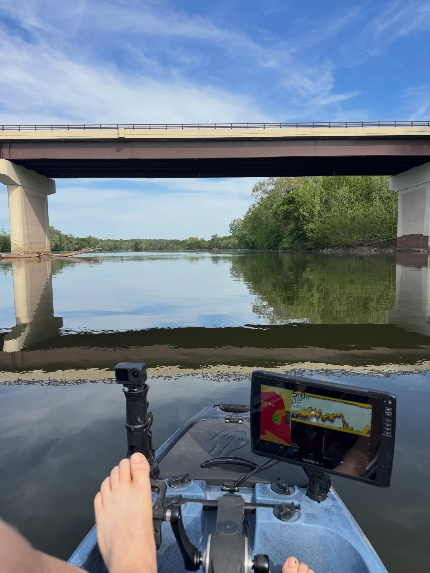 Evening on the Upper James 🎣
Spent the evening on the water mapping bottom contours on the Garmin. It’s slow work, but the custom charts are finally starting to take shape.
Managed to get a few lines in between mapping runs. Landed a channel cat, some solid redear sunfish, and my first smallmouth of the season.
I’d call it a “trophy” smallmouth, but I’ve seen larger goldfish at the state fair. At least the skunk is officially off the boat for the year. 🌊
#UpperJames #RiverFishing #Garmin #SmallmouthBass #VirginiaFishing
