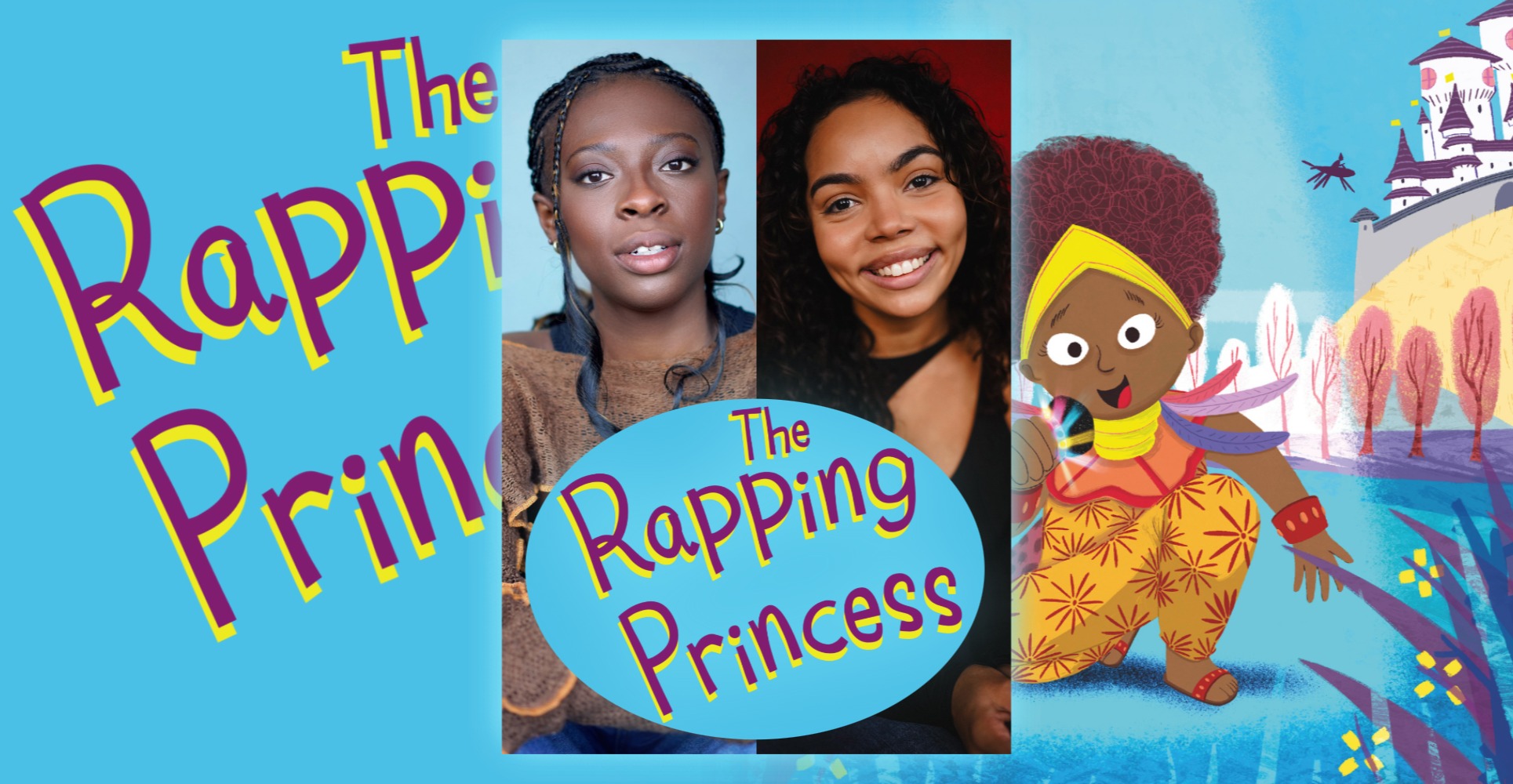 Full casting announced for Polka Theatre’s The Rapping Princess.
Anu Akinseye will play the role of ‘Shiloh’ and Grace Venus is ‘Queendom Storyteller’.
This world premiere musical adaptation of the book by Hannah Lee & Allen Fatimaharan will play Polka’s Adventure Theatre, 16 May – 21 June 2026.