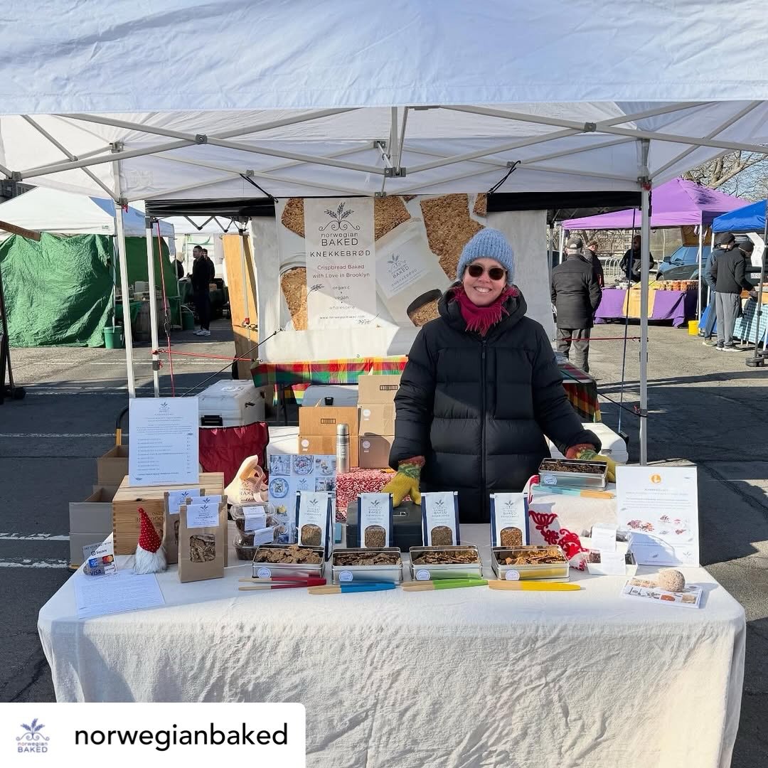 From @norwegianbaked: We’re back 🌿
Our farmers market season has officially started, and we couldn’t be more excited. The full schedule is up on our website (link above).
Come find us this Saturday at Hastings-on-Hudson — and treat yourself to some crispy Knekkebrød and our award-winning KnekkeGodis.
See you at the market 🤍
#hastingsfarmersmarket #madeinbrooklyn #norwegianfood #crispbread #shoplocal