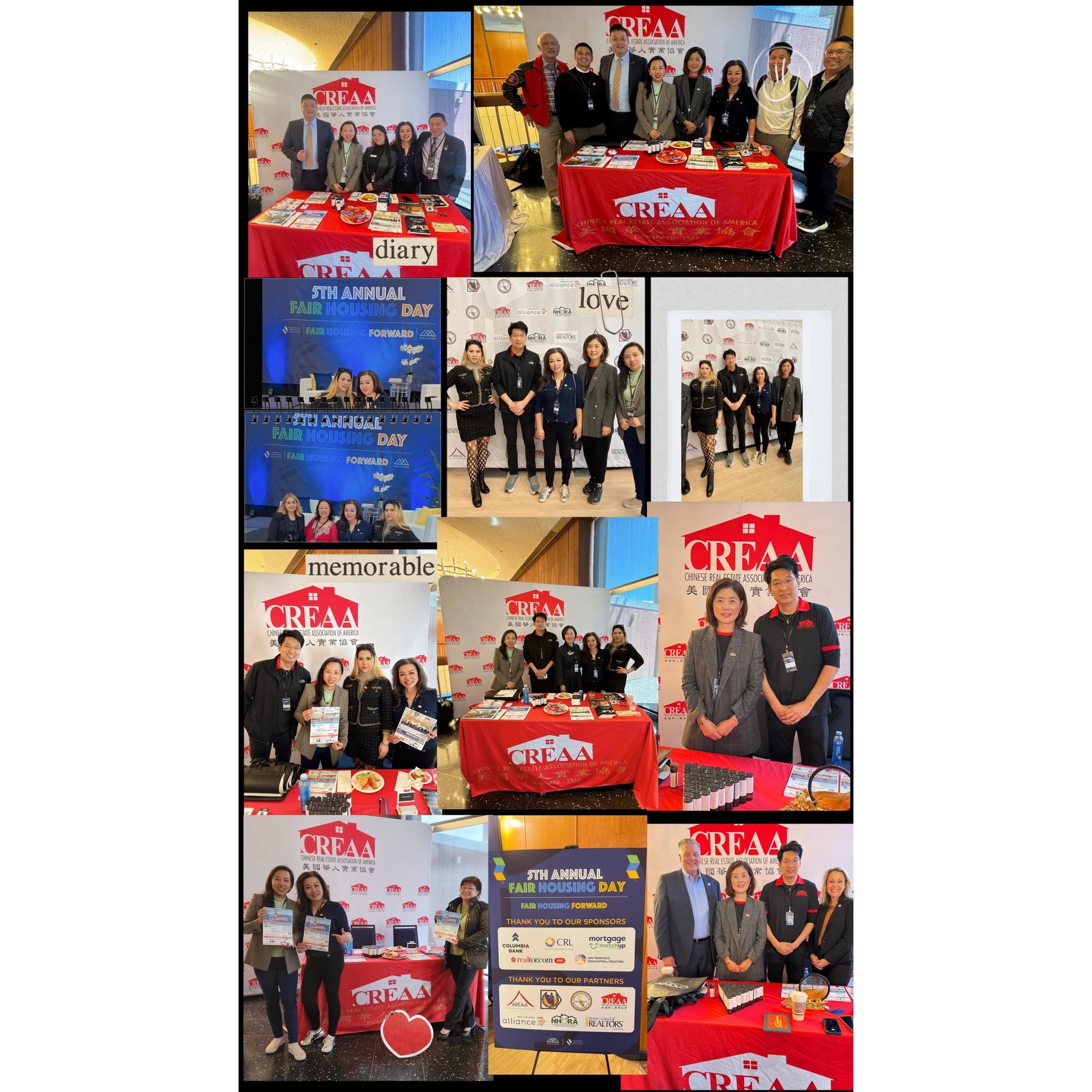 CREAA showing up 🤝✨
Our Board of Directors from CREAA - Chinese Real Estate Association Of America joined the 5th Annual Fair Housing Day hosted by the California Association of Realtors.
Fair housing isn’t just a topic — it’s a responsibility.
Proud to stand alongside industry leaders to support education, awareness, and equal access to housing across California.
Always great connecting with fellow professionals and partners who are actively shaping the future of real estate 🏡
CREAA Board of Directors in attendance:
John Liang · Eva He · Tina Cen-Camarao · Cora Yu · Nicole Lin Allen · Hellen Tang · Amy Kong
📸 Also great seeing many familiar and new faces throughout the event!
#FairHousing #HousingEquity #RealEstateCommunity #BayAreaRealEstate #CREAA CAR SFRealEstate RealEstateLeaders HousingAccess
⸻
CREAA 一起出動 🤝✨
CREAA 美國華人地產協會董事會成員參與了由 California Association of Realtors 舉辦的 第五屆公平住房日 (Fair Housing Day)。
公平住房不只是口號,而是一份責任。
很榮幸能與業界夥伴一同推動教育、認知與住房公平機會,為加州房地產市場帶來正向影響。
也很開心能在活動中與各界專業人士交流、建立連結 🏡
出席 CREAA 董事會成員:
John Liang · Eva He · Tina Cen-Camarao · Cora Yu · Nicole Lin Allen · Hellen Tang · Amy Kong
📸 現場也見到許多熟悉與新面孔!
公平住房 房地產 灣區地產 CREAA CAR 房地產社群 住房公平 行業交流