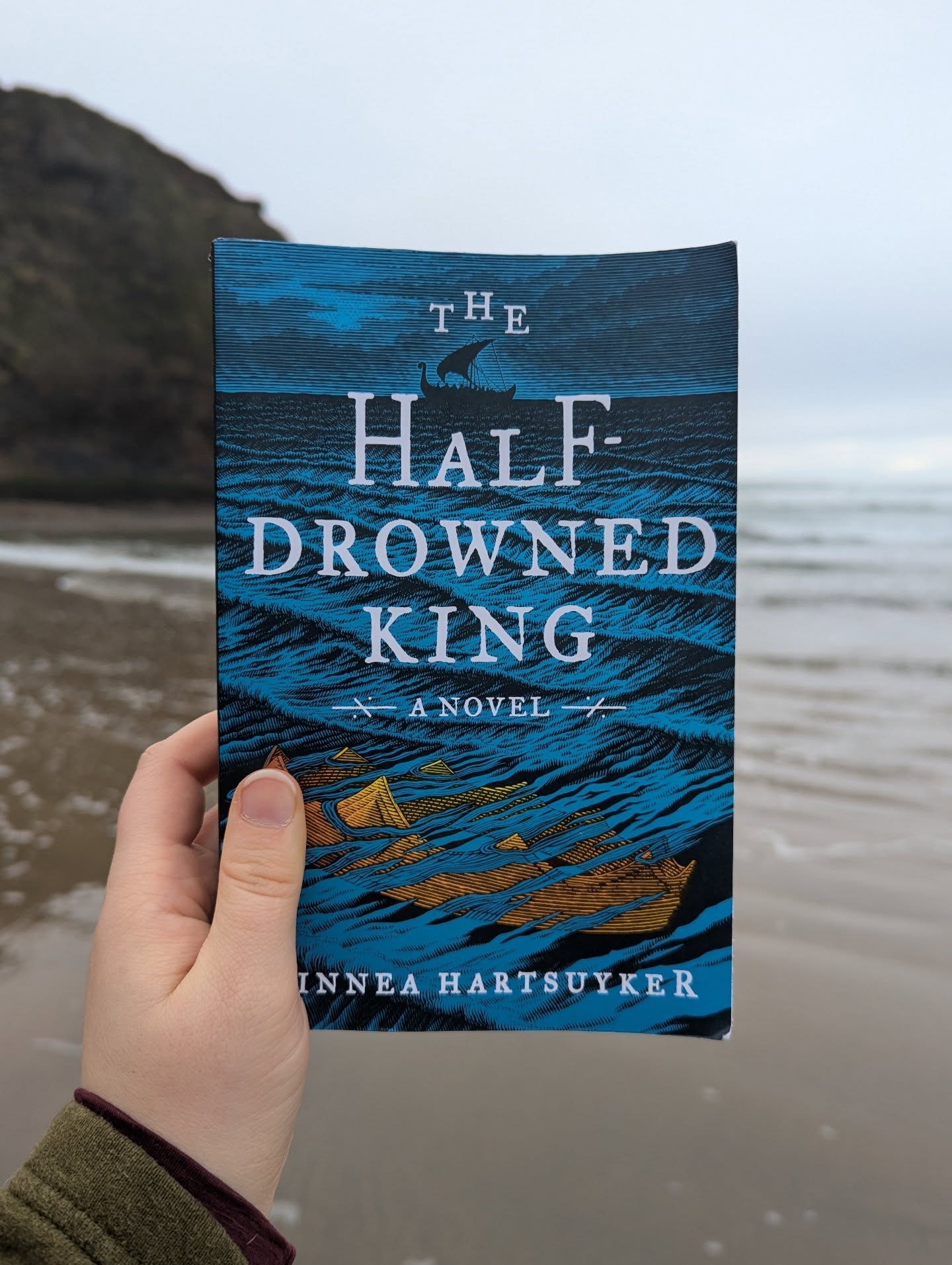 🌊 The Half-Drowned King, by Linnea Hartsuyker 🌊
Rating: 🗡️ 🗡️ 🗡️.25?
Overall:
I'm so torn. There were aspects of this book I really liked, and I'm always fascinated to see Norse worlds through other authors' lenses. I liked the threads of mythology and gods and faith that were woven through the story. Especially the depiction of Ran! Rich in historical details, even if the inclusion of potatoes roughly 500ish years before they hit Europe made me lose it a bit.
That being said, I found it really hard to get into. I don't usually DNF books, especially if I get more than about 25% of the way through. I just kept waiting for it to grab me, or for the characters to develop. The psychological distance felt close and far at the same time, and the emotional impact wasn't really hitting me. I felt very little while reading it, actually. I wasn't especially fond of or sympathetic toward any of the three main characters, and I wanted to like several of the side characters but they weren't explored. I found myself mostly annoyed by the end of the book, with both the main character siblings.
This is the start of a trilogy, and while I found an ARC of the third book The Golden Wolf in a little free library near me and picked it up, I don't know if I'll continue to the second in the series.
Overall, fine I guess? I heard it described as a Vikings meets Game of Thrones, so if you were a fan of GoT maybe this will be more up your alley than mine!
#vikings #mythology #historicalfiction #bookreviews #bookrecs