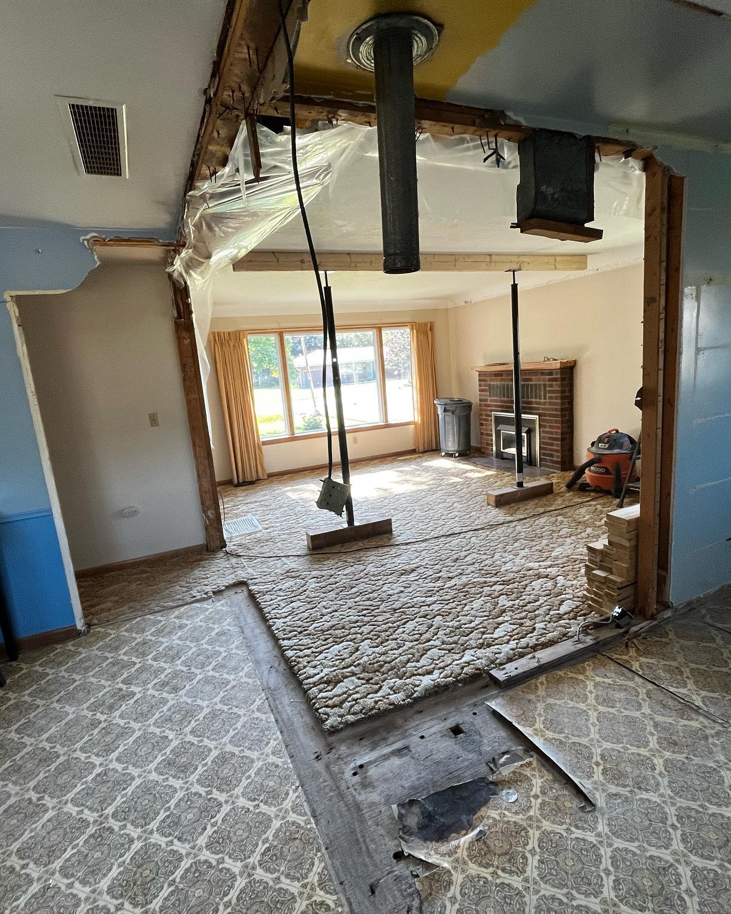 Wall is gone 👌😎